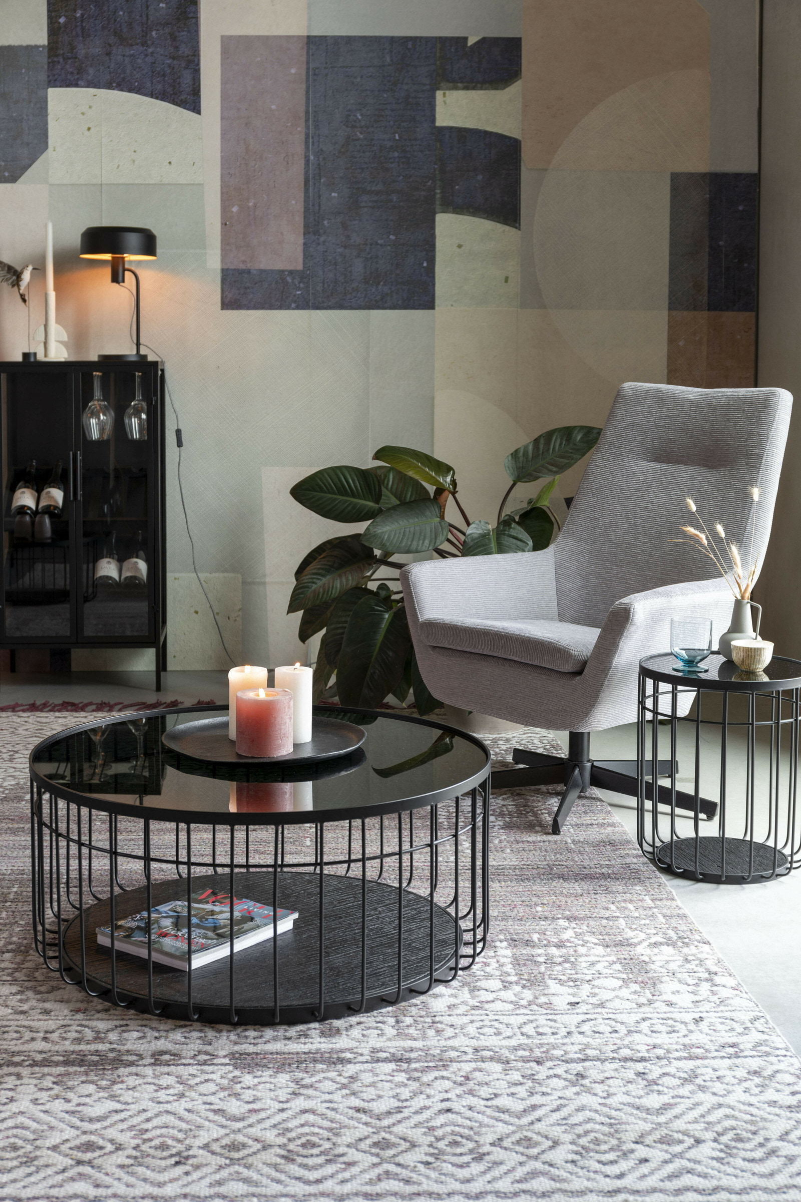 ZILT Ronde Salontafel 'Talles' Glas, 80cm