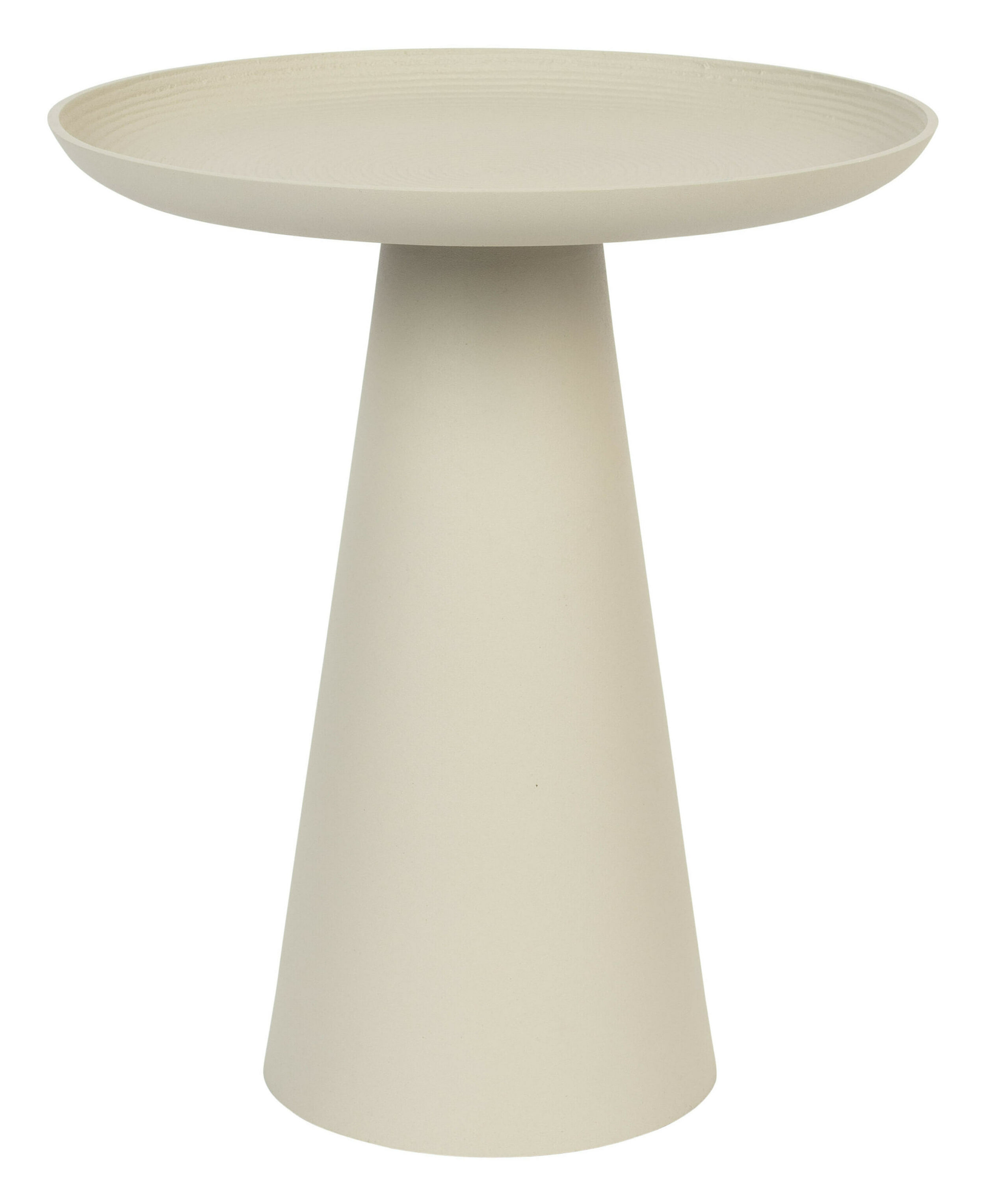 ZILT Ronde Bijzettafel 'Lassi' kleur Ivory, 40cm
