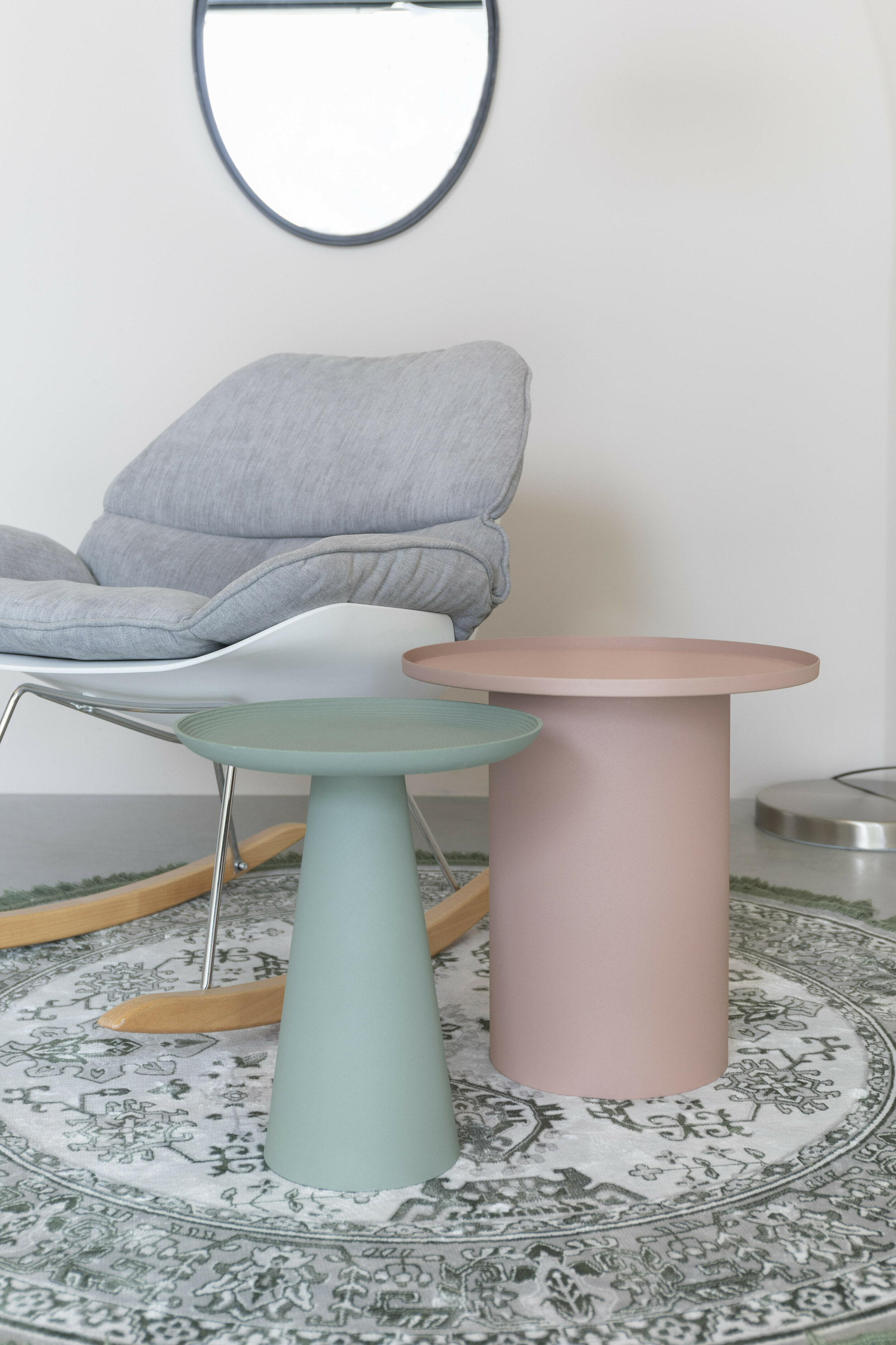 ZILT Ronde Bijzettafel 'Lassi' kleur Groen, 35cm