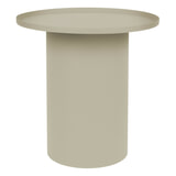 ZILT Ronde Bijzettafel 'Michee' 45cm, kleur Ivory