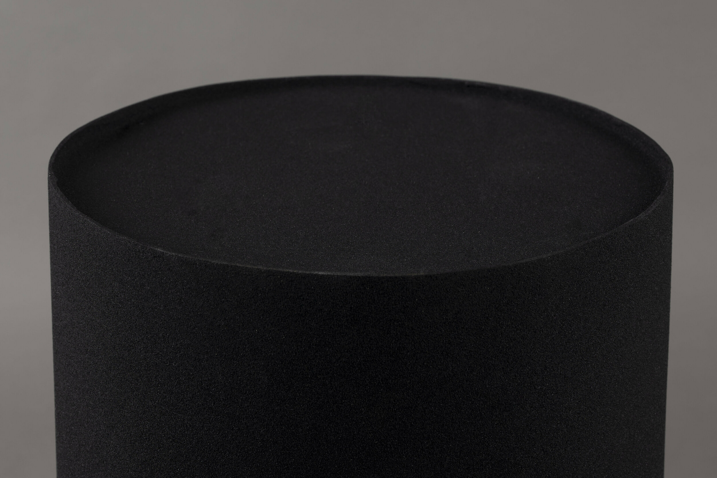 Dutchbone Ronde Bijzettafel 'Sai' 30cm, kleur Zwart