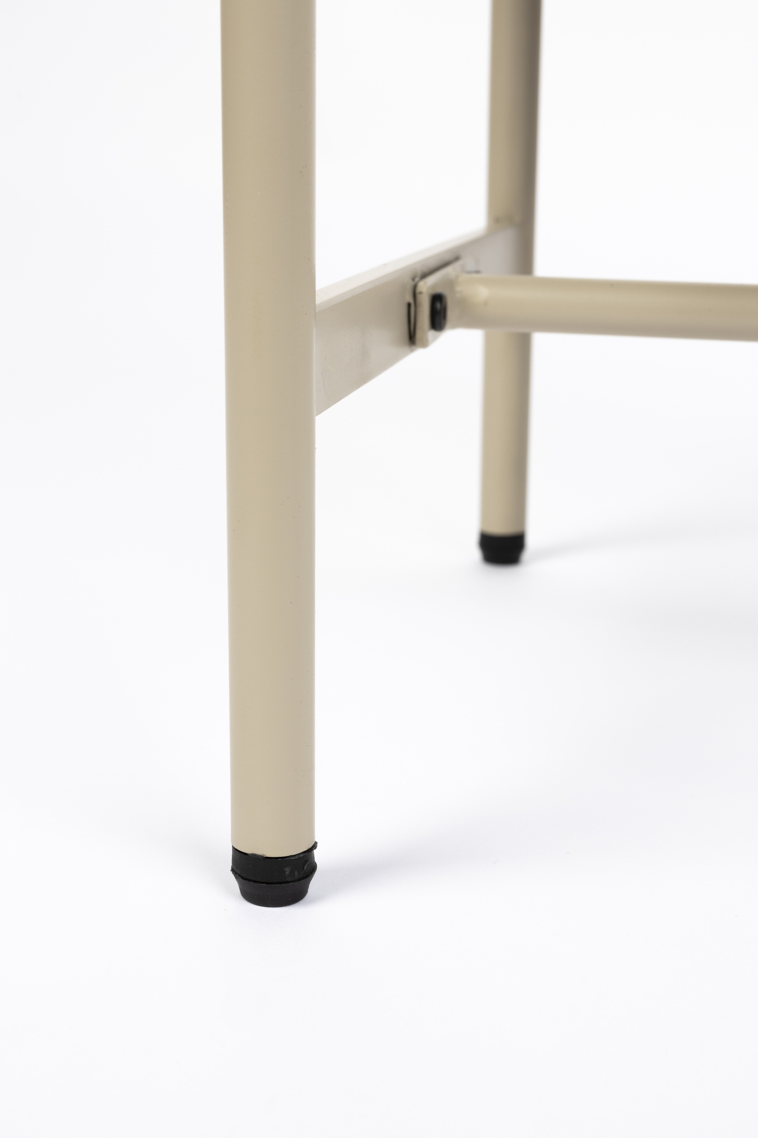 ZILT Bijzettafel / Nachtkastje 'Meja' Rattan / Webbing, Met 1 lade, kleur beige