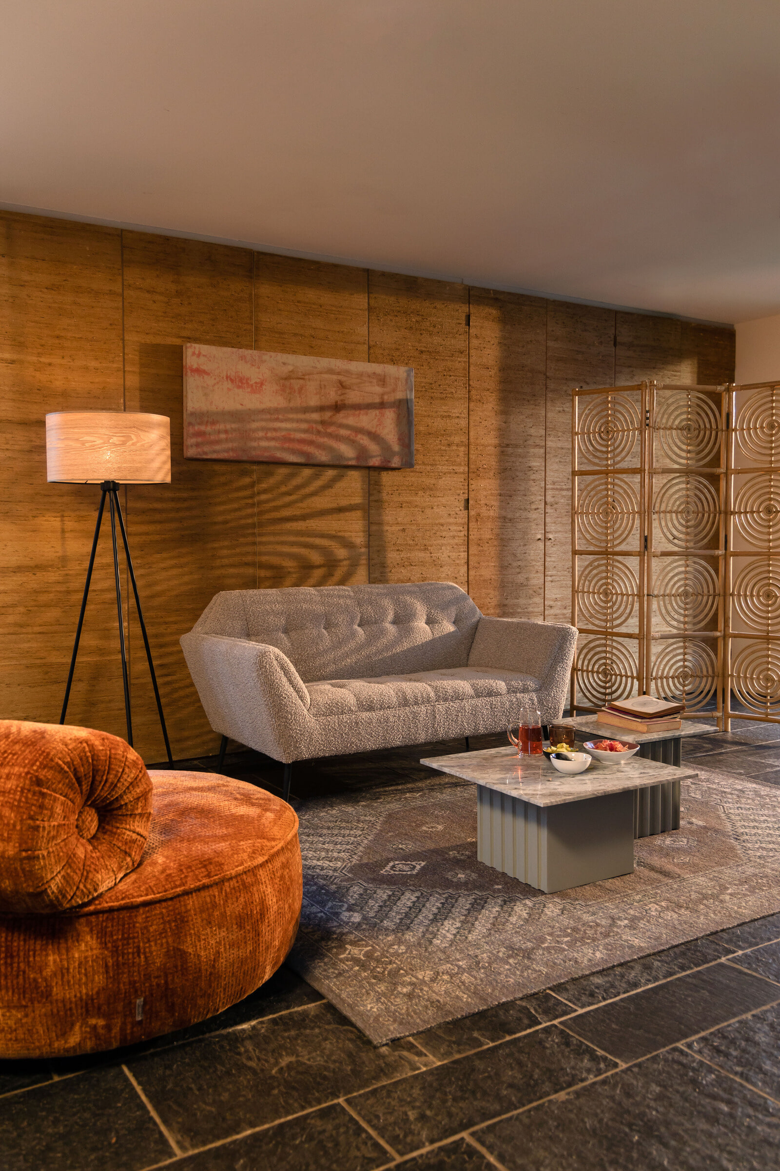 Dutchbone Bijzettafel 'Clayton' Marmer, 40cm