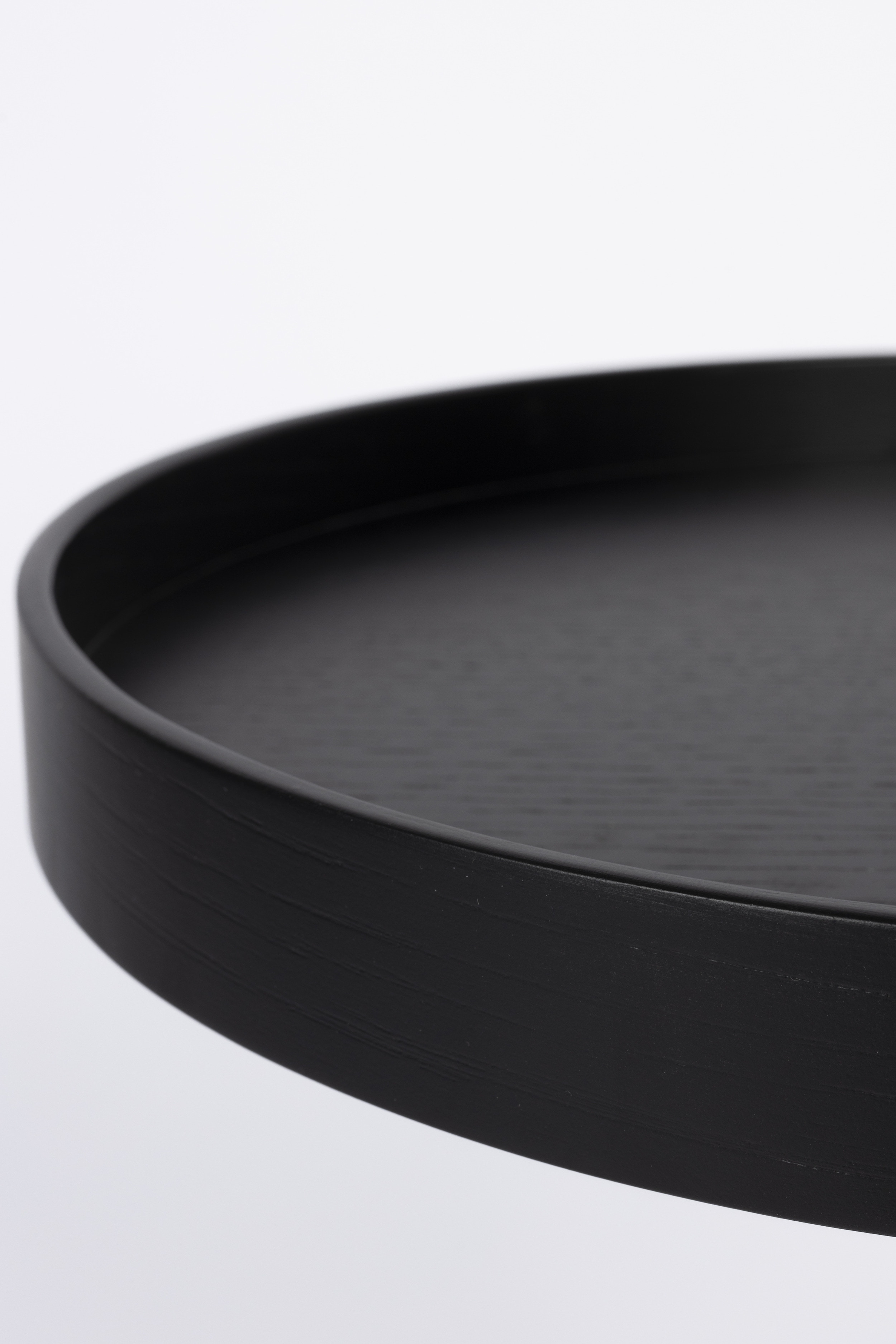 ZILT Ronde Bijzettafel 'Andreanna' 40cm, kleur Zwart