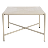 ZILT Salontafel 'Aditya' 40 x 40cm, kleur Beige