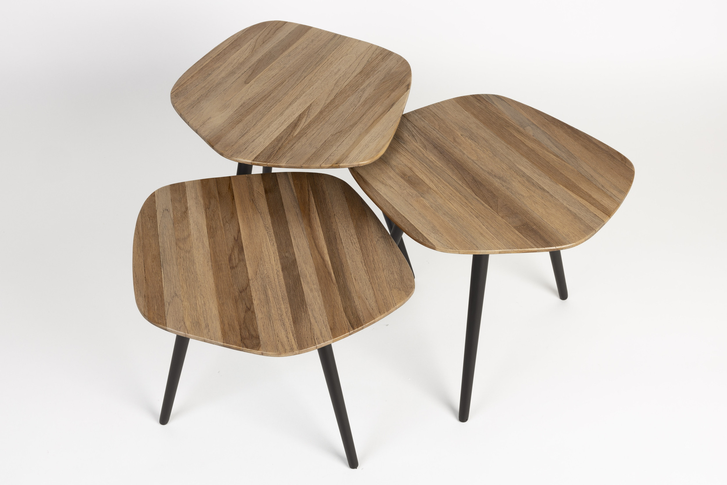 ZILT Organische Salontafel 'Tyquan' Set van 3 stuks