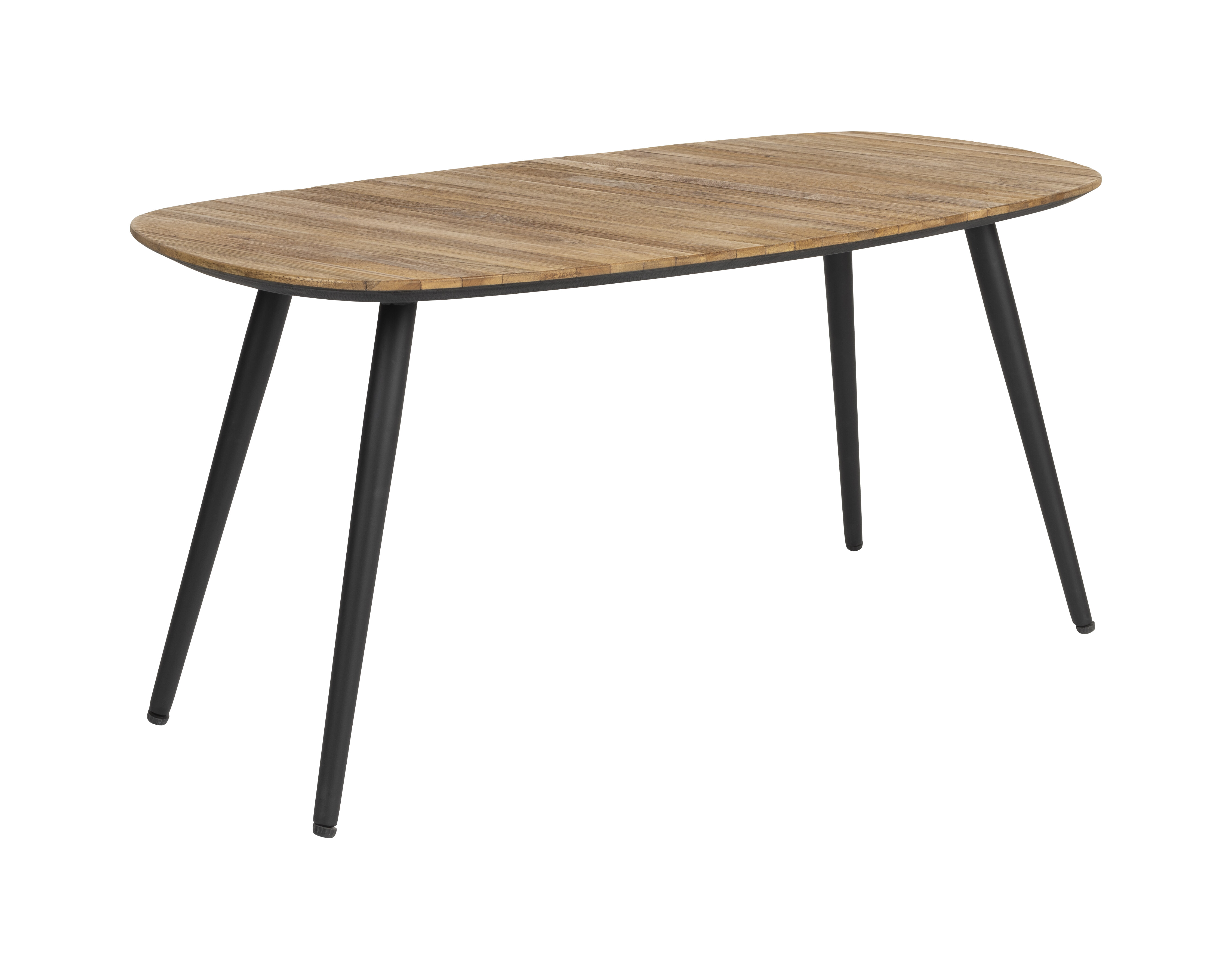 ZILT Deens Ovale Salontafel Rik 80 x 39cm - Bruin - Ovaal