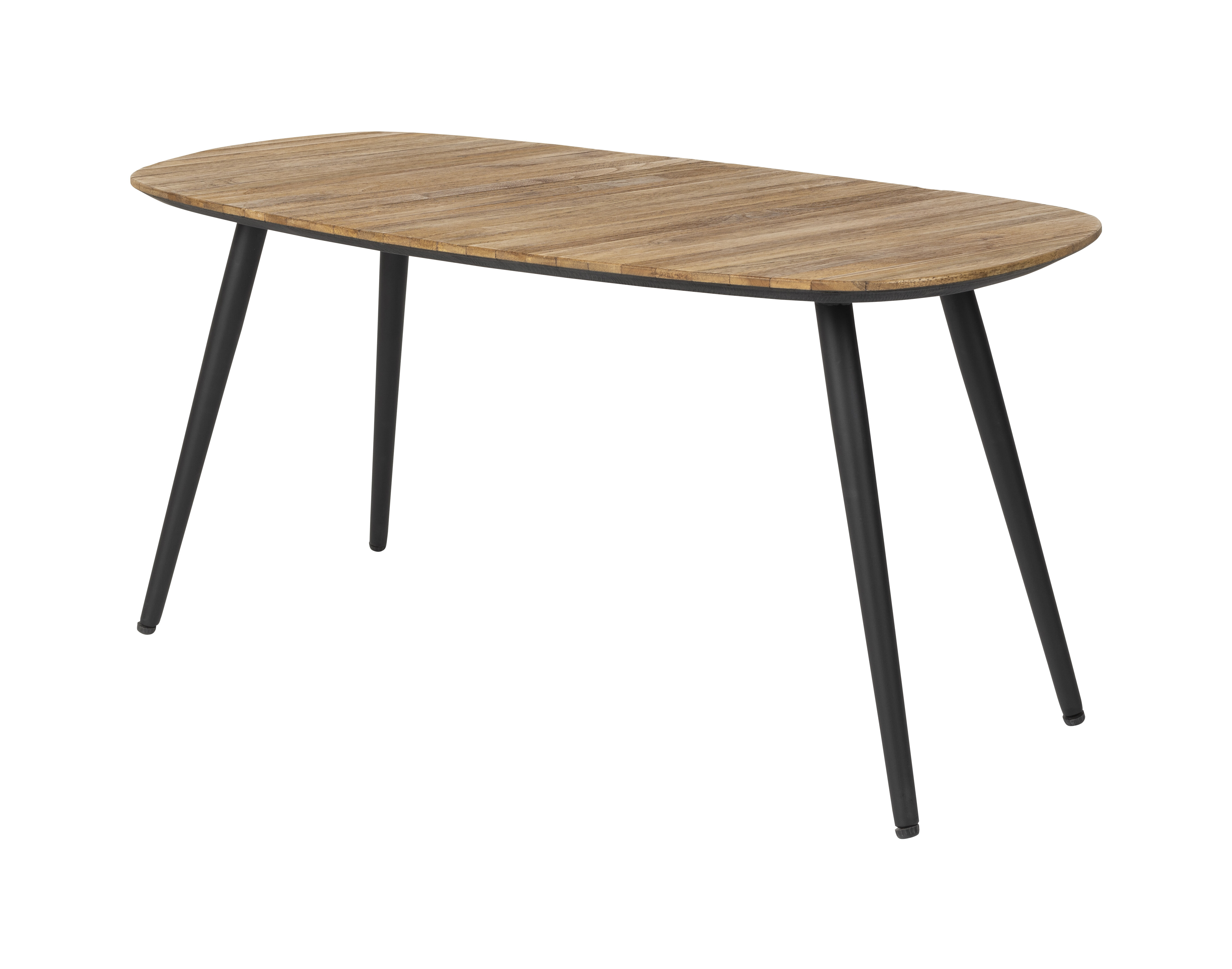 ZILT Deens Ovale Salontafel Rik 80 x 39cm - Bruin - Ovaal