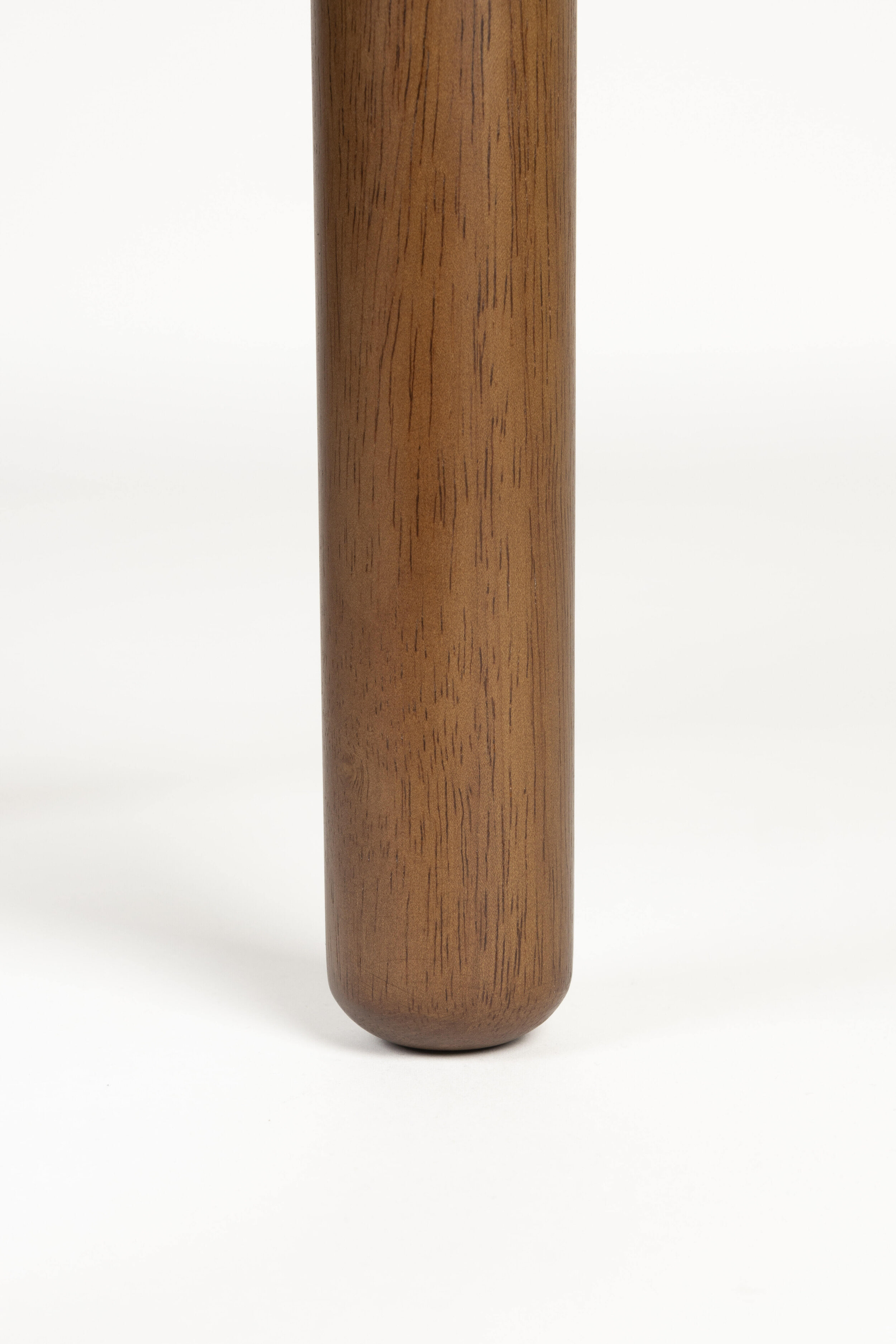Zuiver Ronde Bijzettafel 'Storm' Eikenhout, 45cm, kleur Walnoot