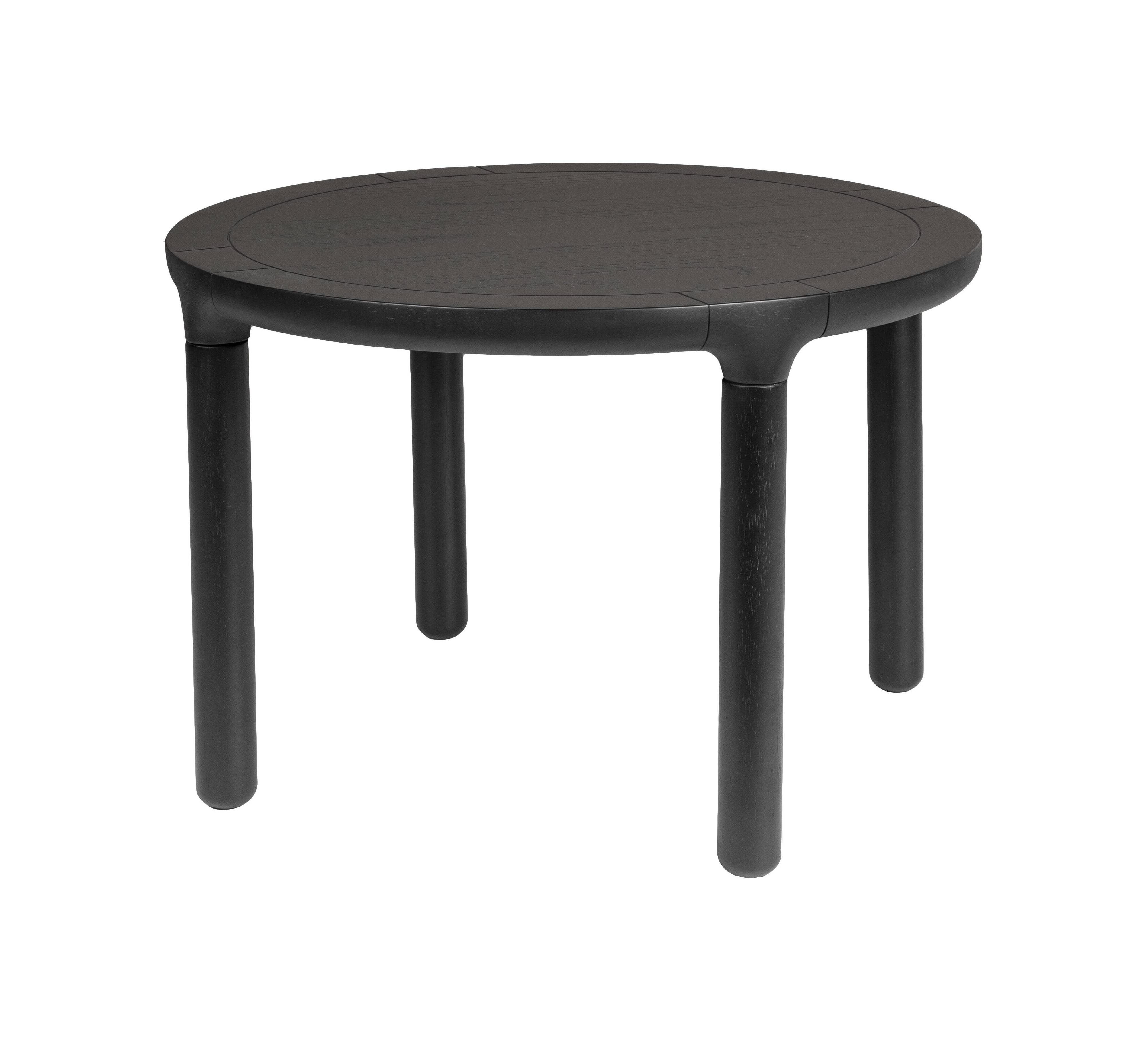 Zuiver Ronde Salontafel 'Storm' Eikenhout, 60cm, kleur Zwart