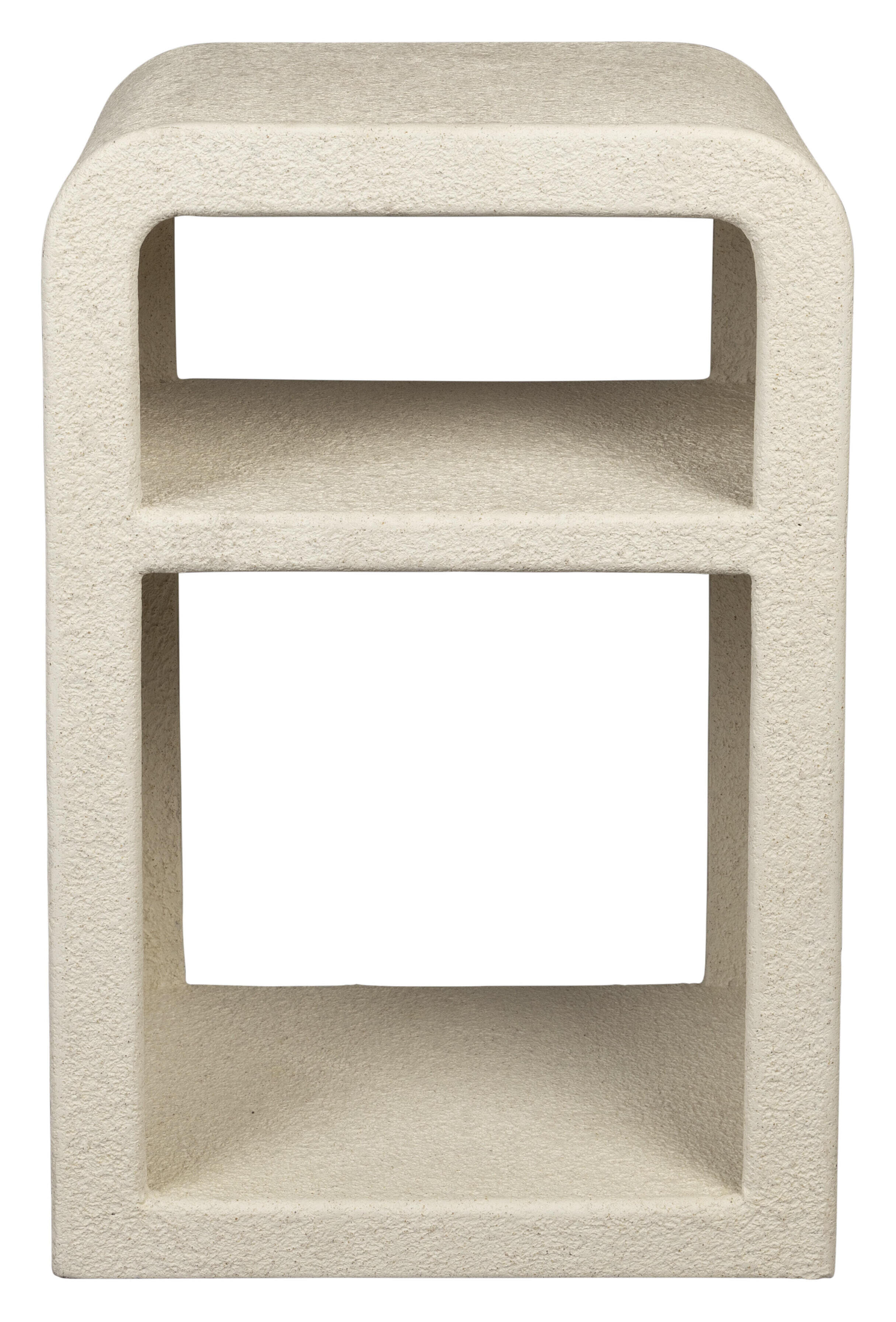 Dutchbone Nachtkastje 'Veda' 30 x 40cm, kleur beige