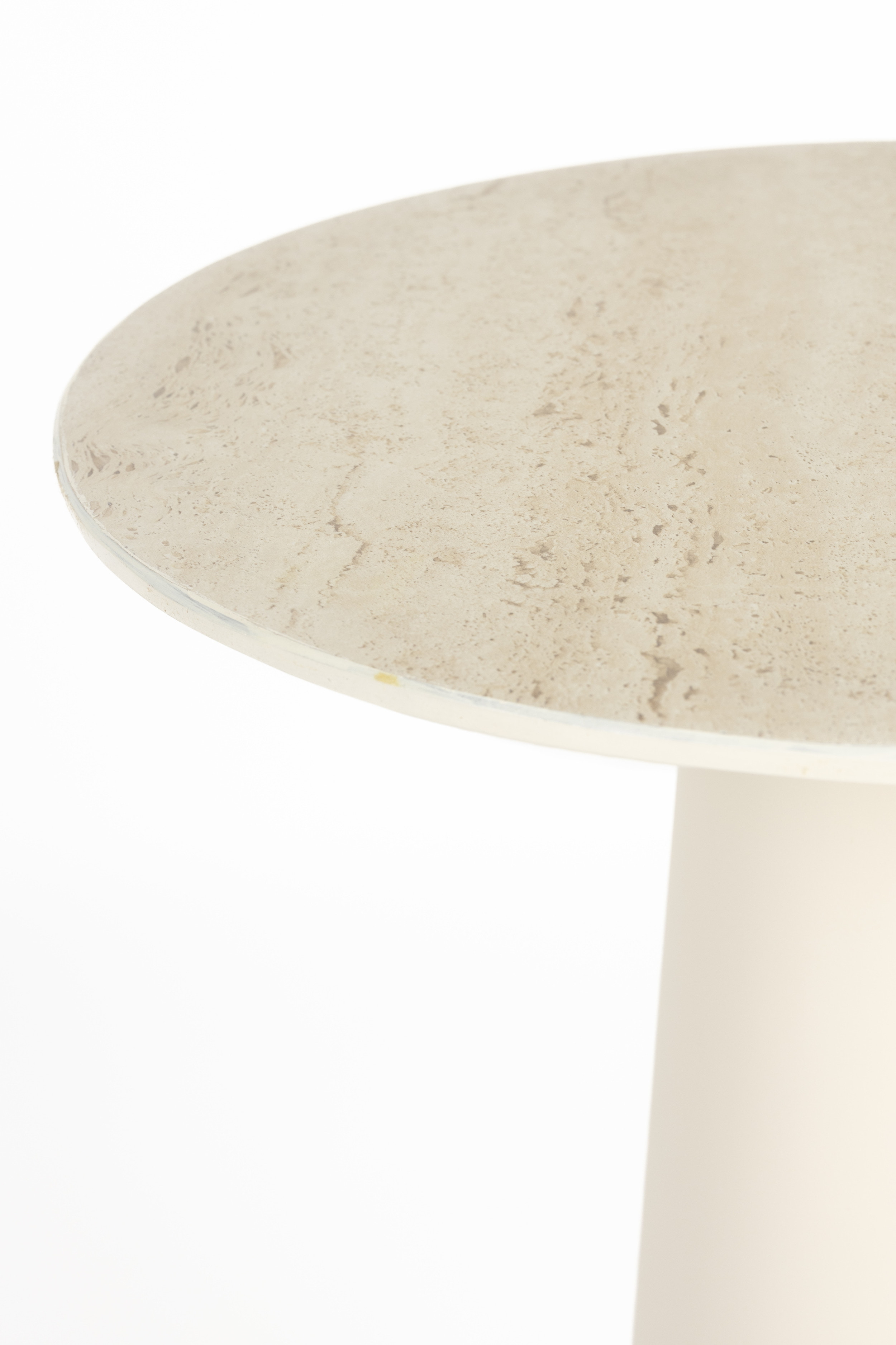 ZILT Ronde Bijzettafel 'Armanda' Keramiek, 70cm hoog