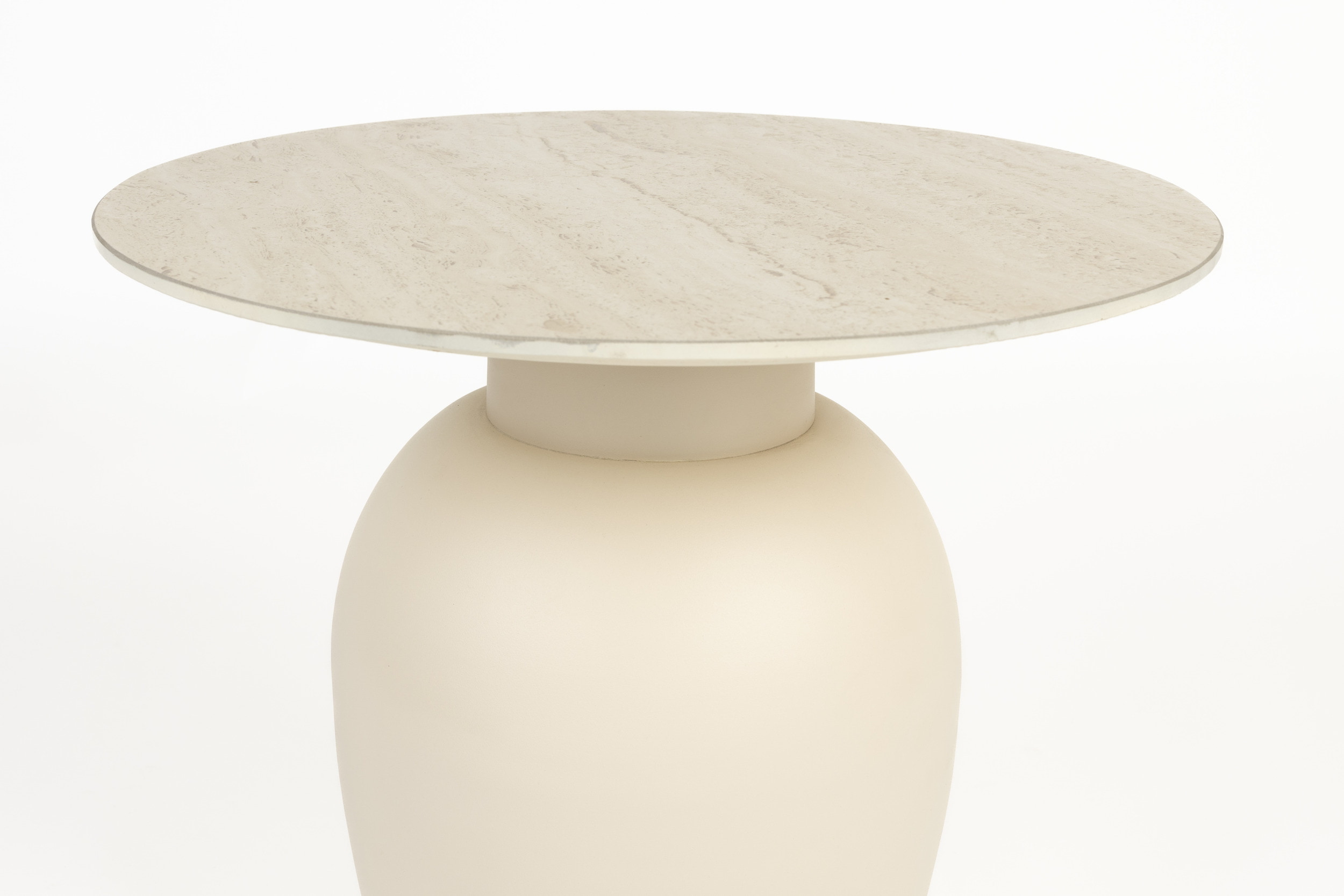 ZILT Ronde Bijzettafel 'Keet' Keramiek, 50cm