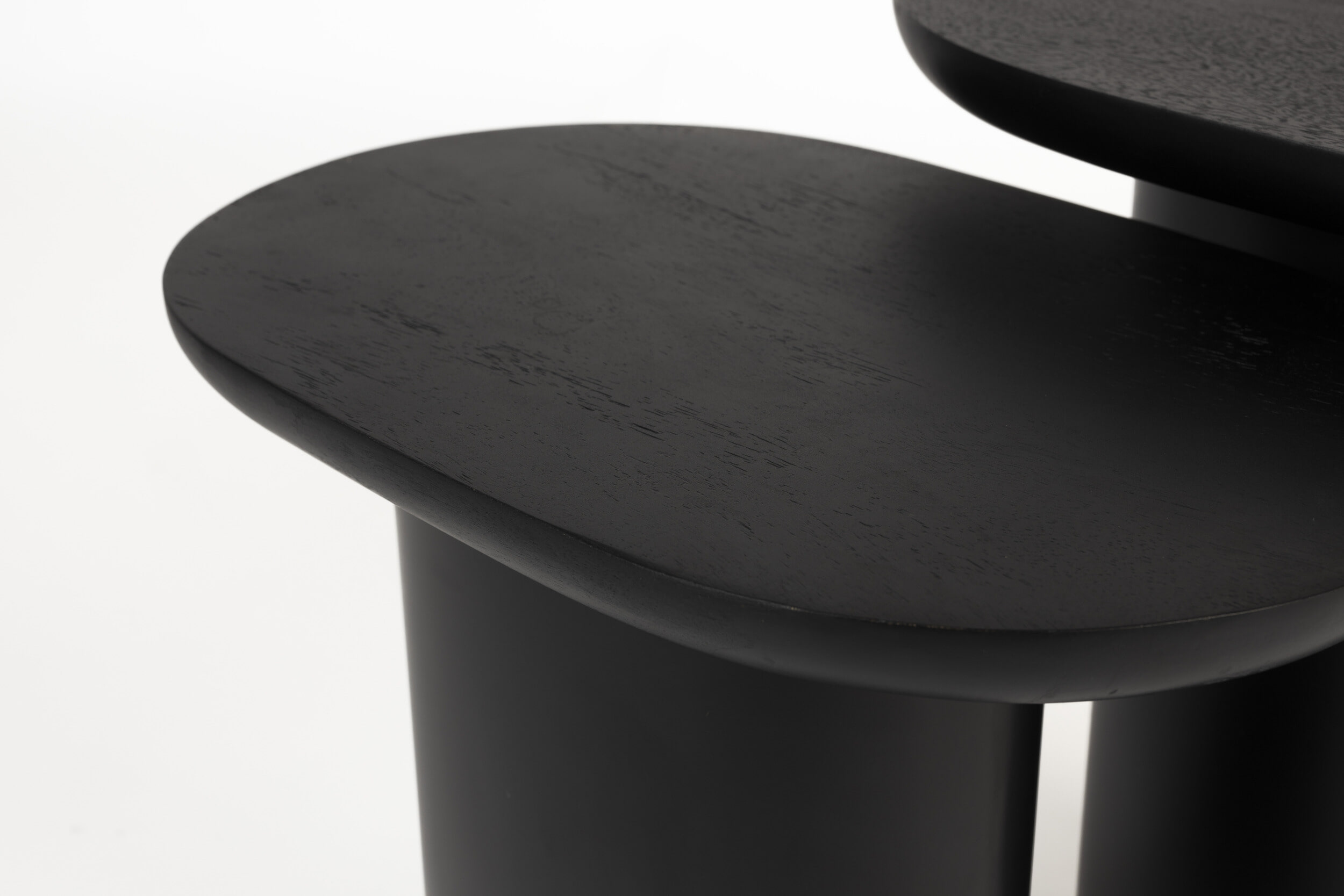ZILT Bijzettafel 'Arick' Mangohout, Set van 2 stuks