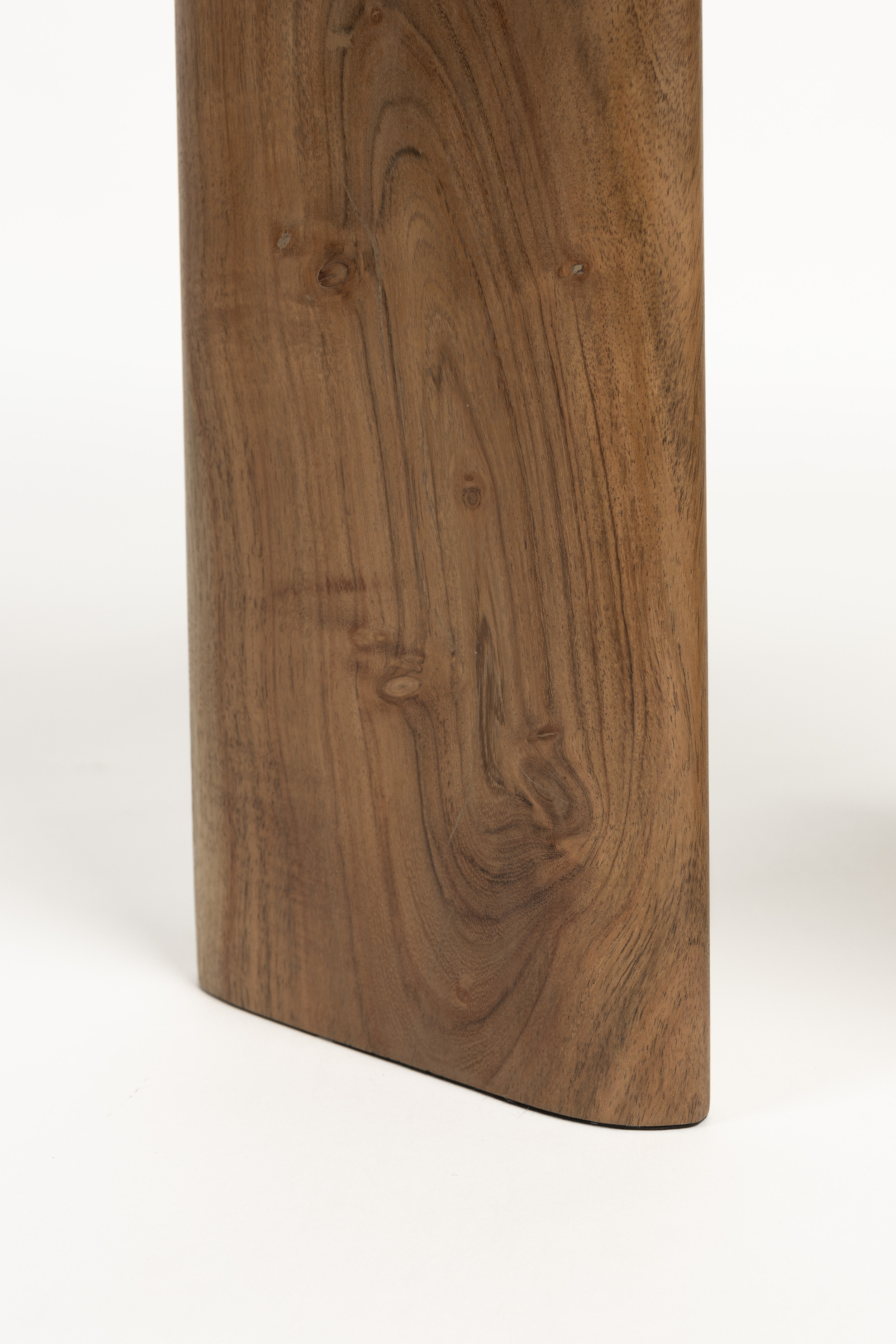 ZILT Bijzettafel 'Jama' Marmer en Acaciahout, 56 x 37cm