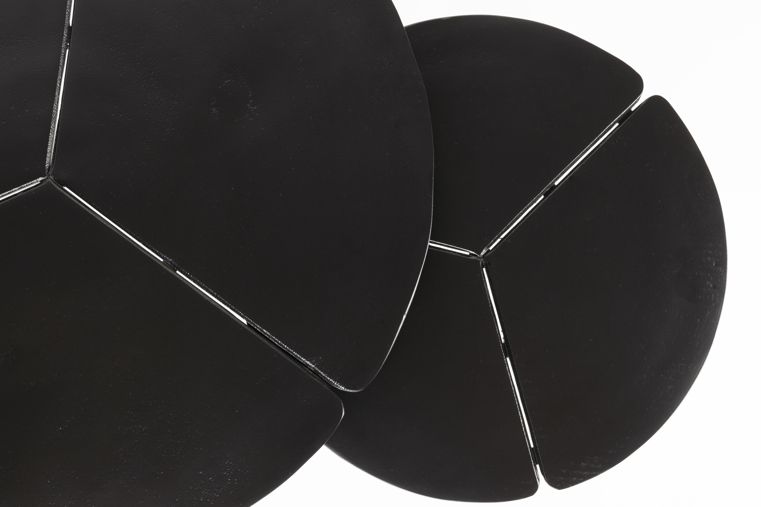 ZILT Ronde Bijzettafel 'Lianne' Set van 2 stuks