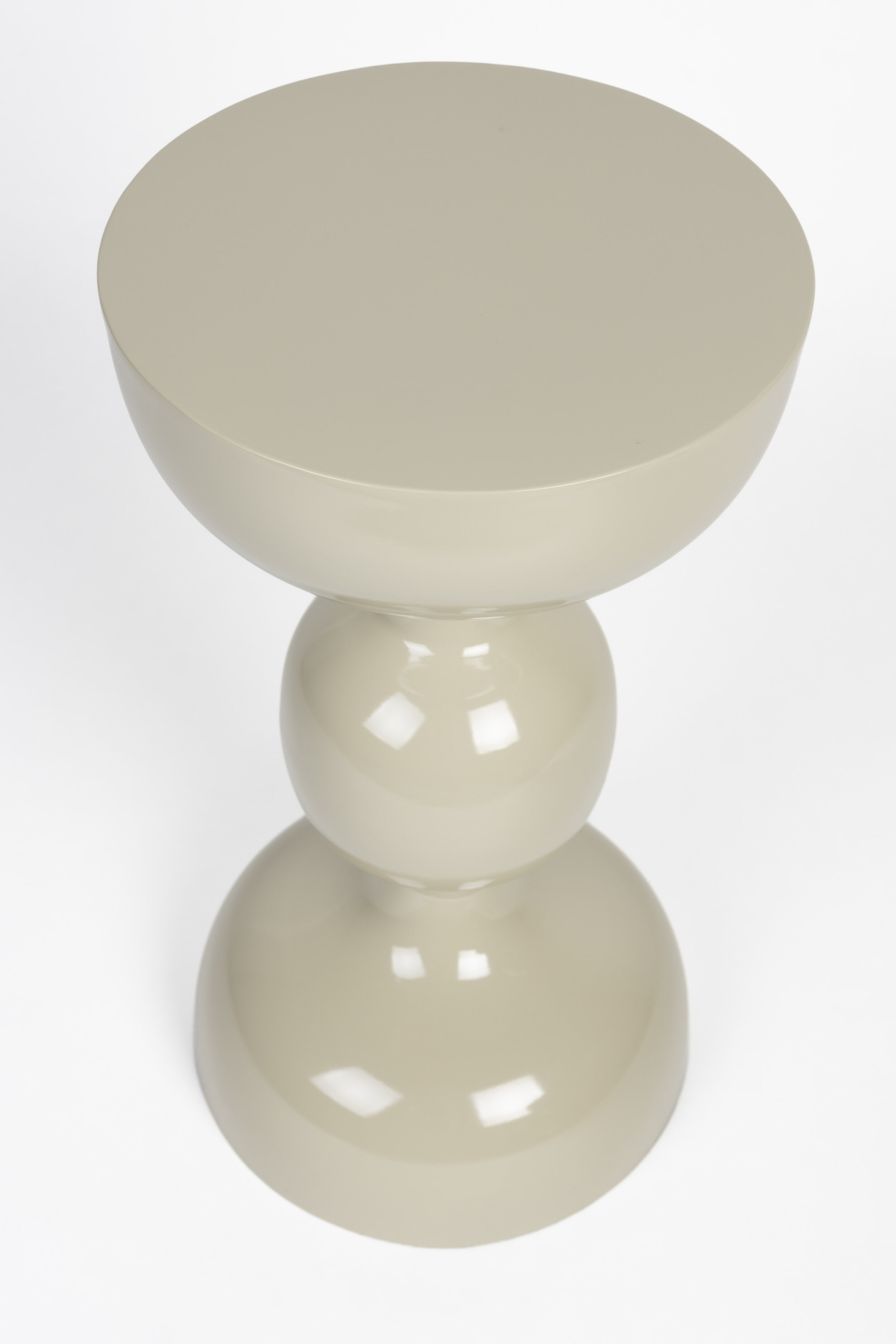 ZILT Bijzettafel 'Renate' 31cm, kleur Ivory