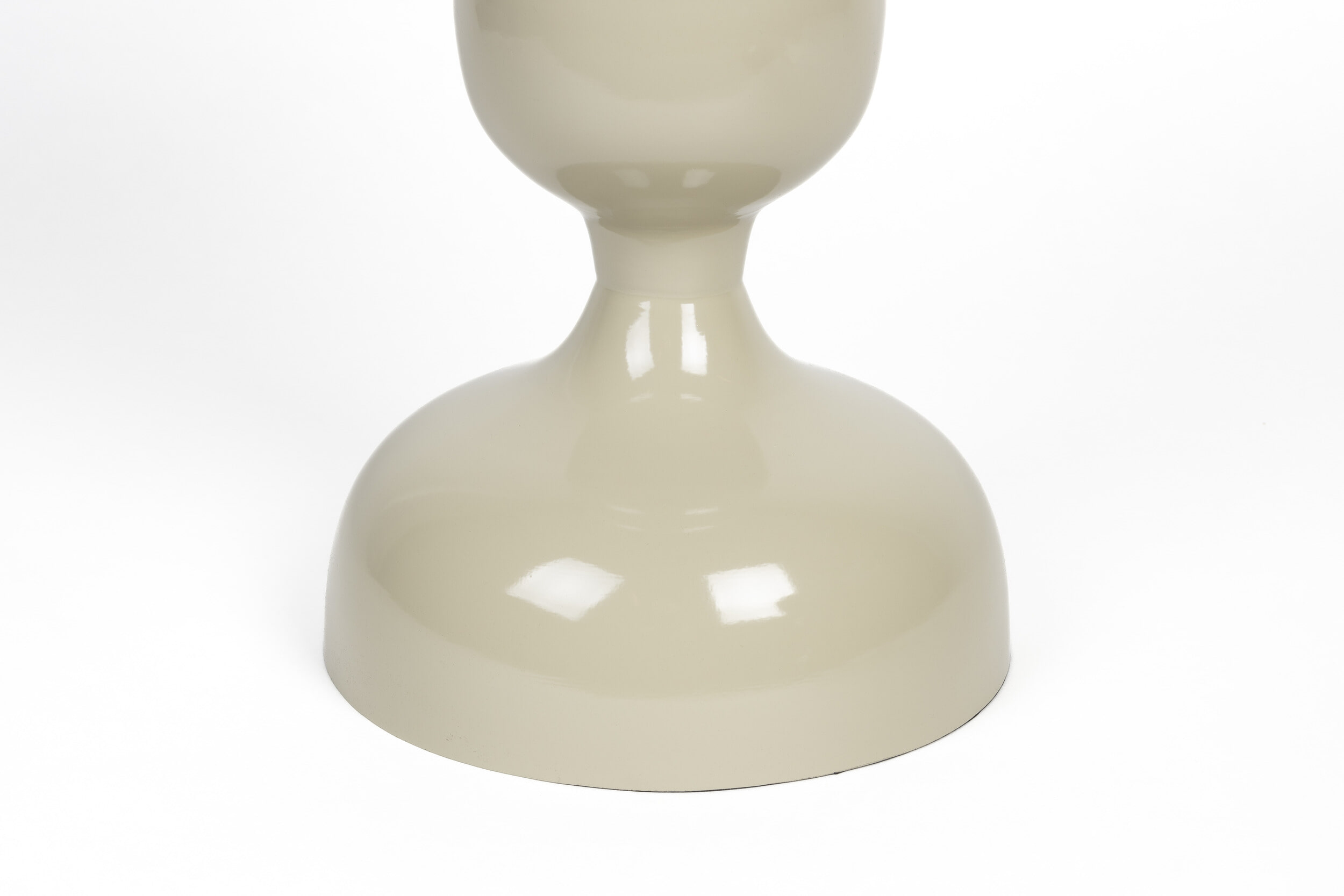 ZILT Bijzettafel 'Renate' 31cm, kleur Ivory
