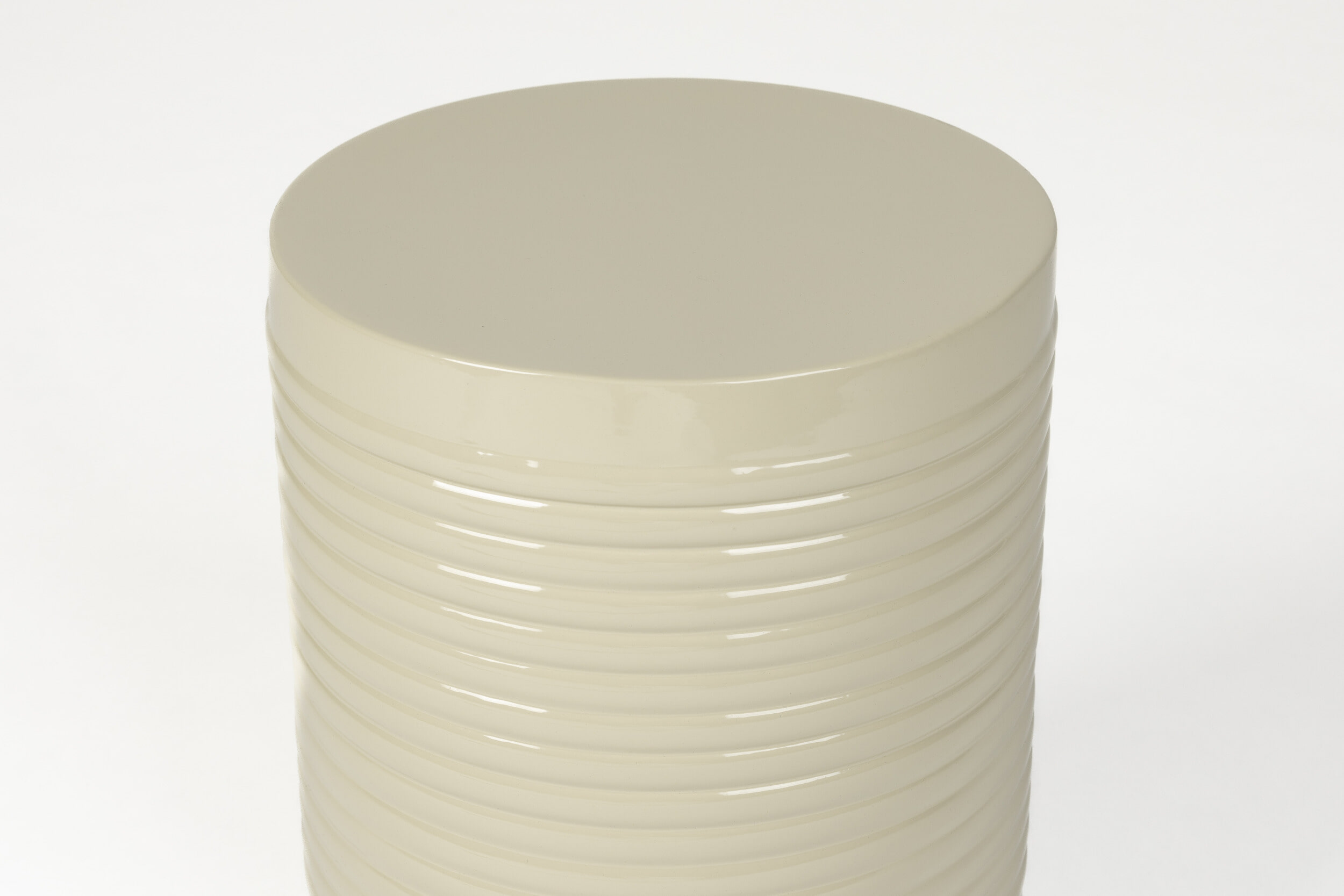 ZILT Bijzettafel 'Alexia' 25cm, kleur Ivory