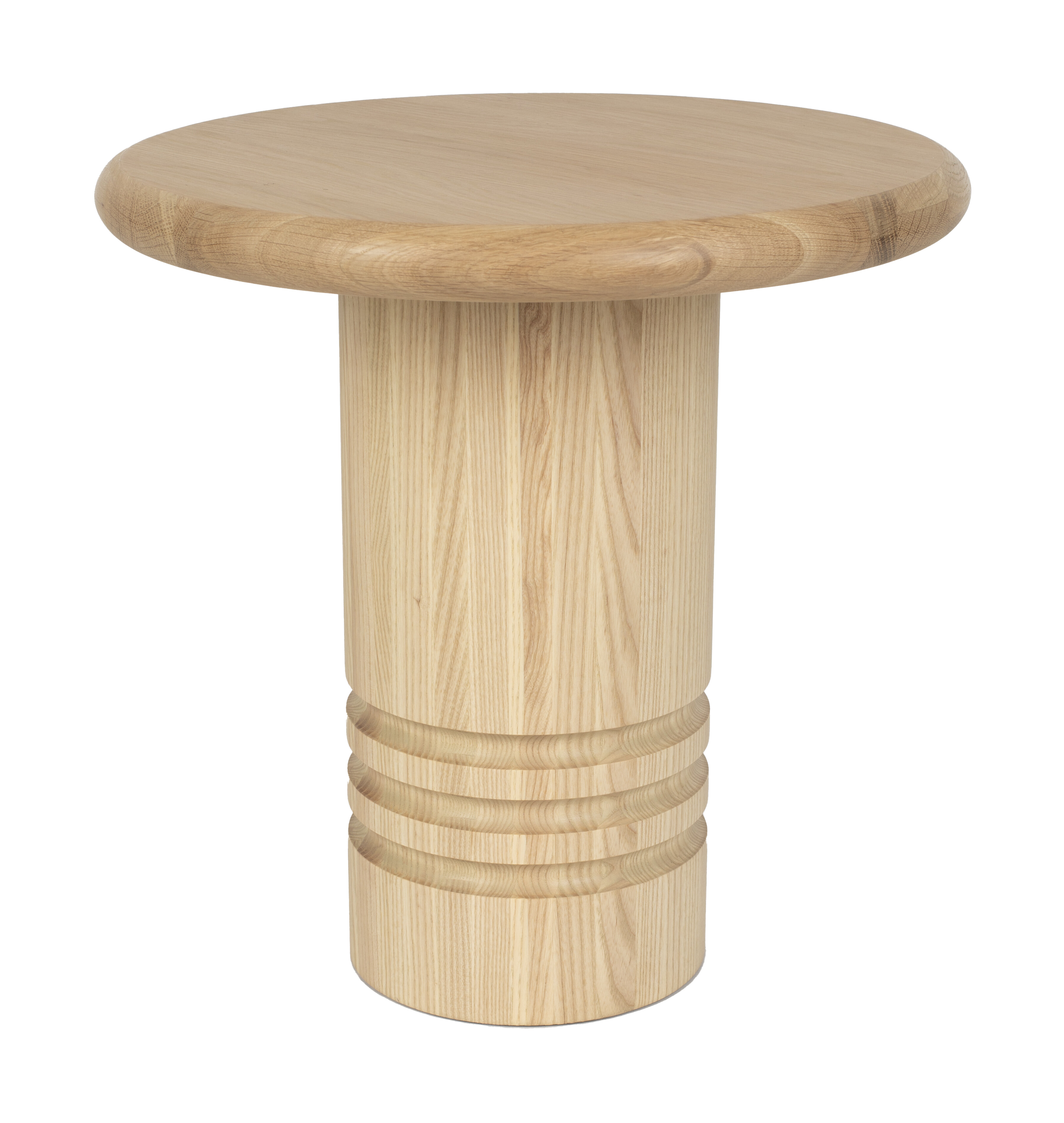 Zuiver Ronde Bijzettafel Chunk Eiken, 45cm - Naturel