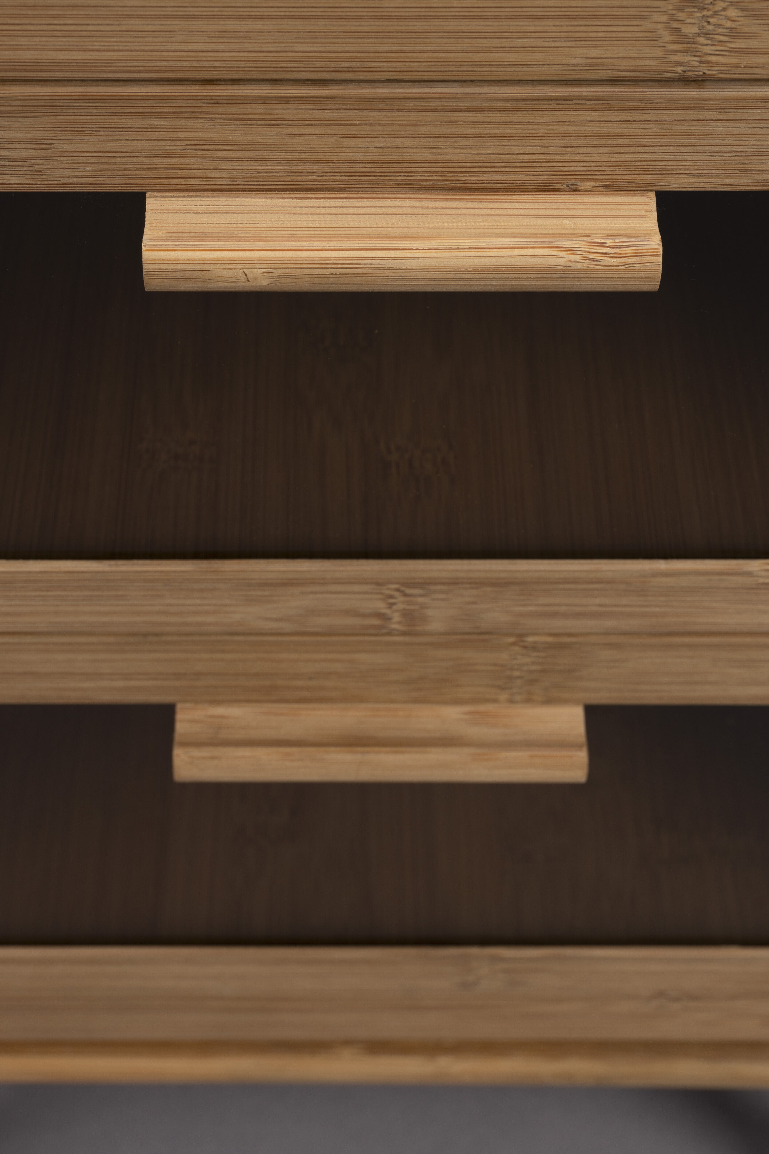 Dutchbone Nachtkastje 'Caroun' Bamboe, Met 2 lades