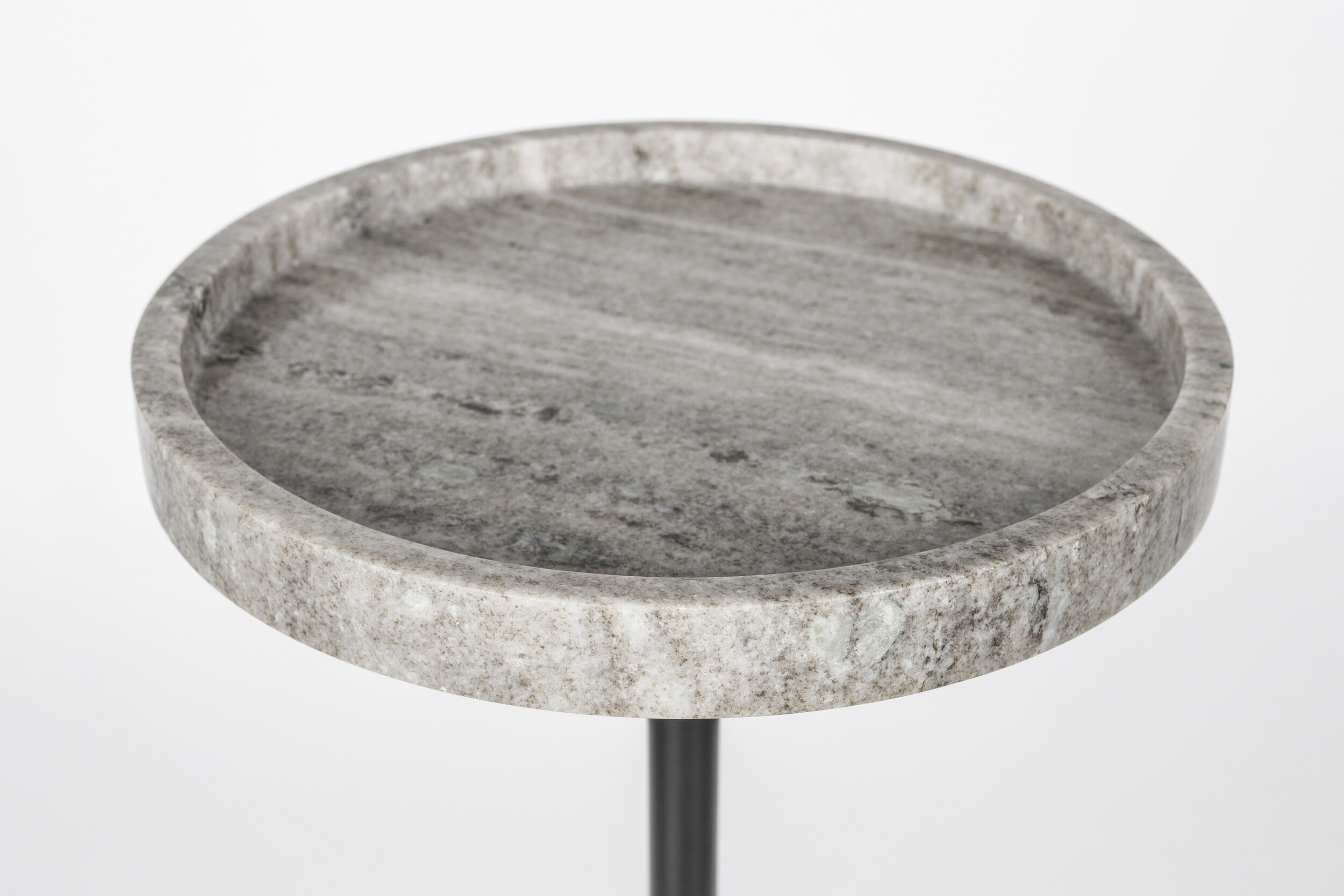 HEYZOEY Kleine salontafel, kleine ronde bijzettafel, drinktafels voor kamers, bijzettafels voor woonkamer, zwart goud