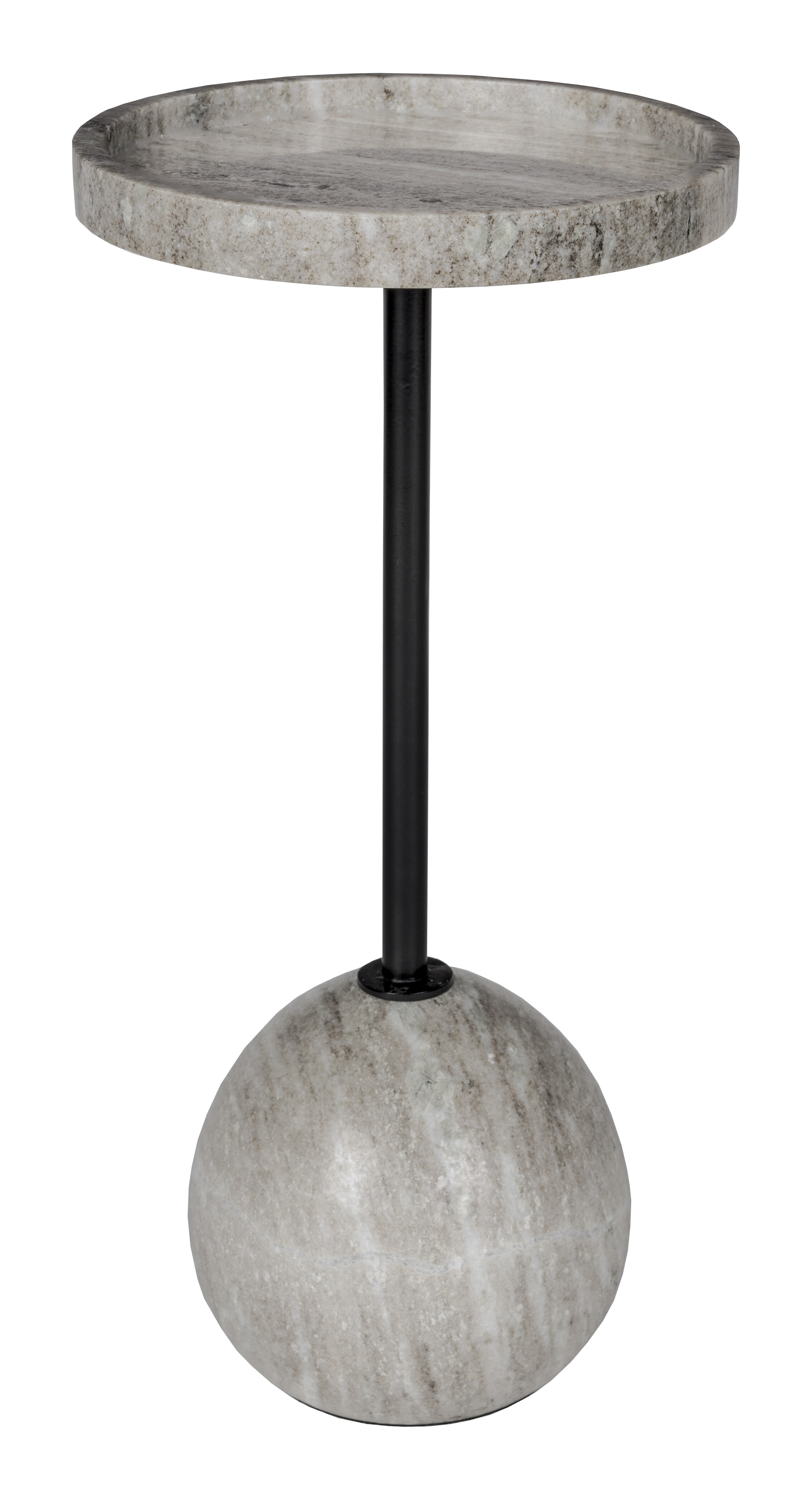 Zuiver Ronde Bijzettafel 'Cocktail' Marmer, 25cm