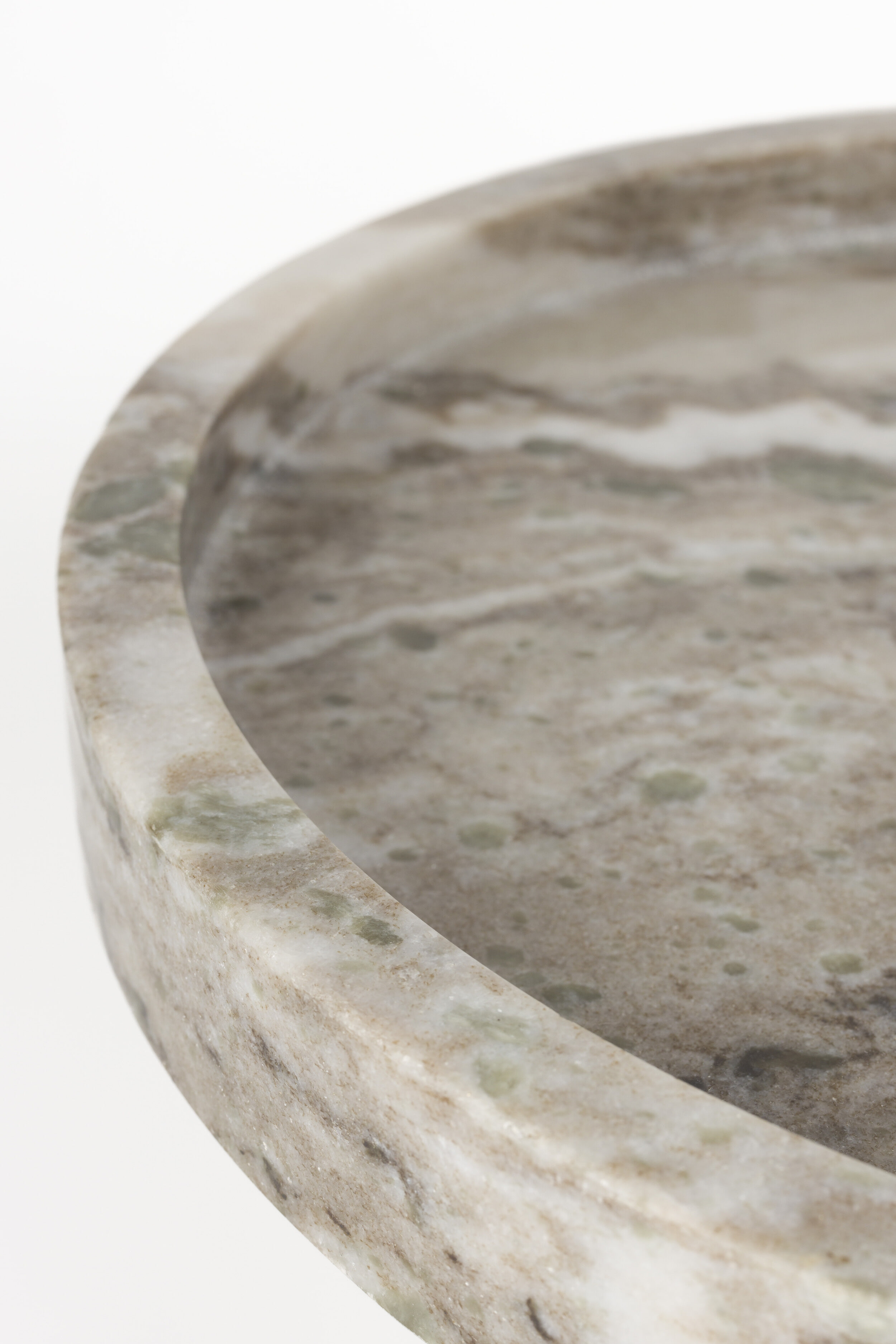 Zuiver Ronde Bijzettafel 'Cosmopolitan' Marmer, 40cm