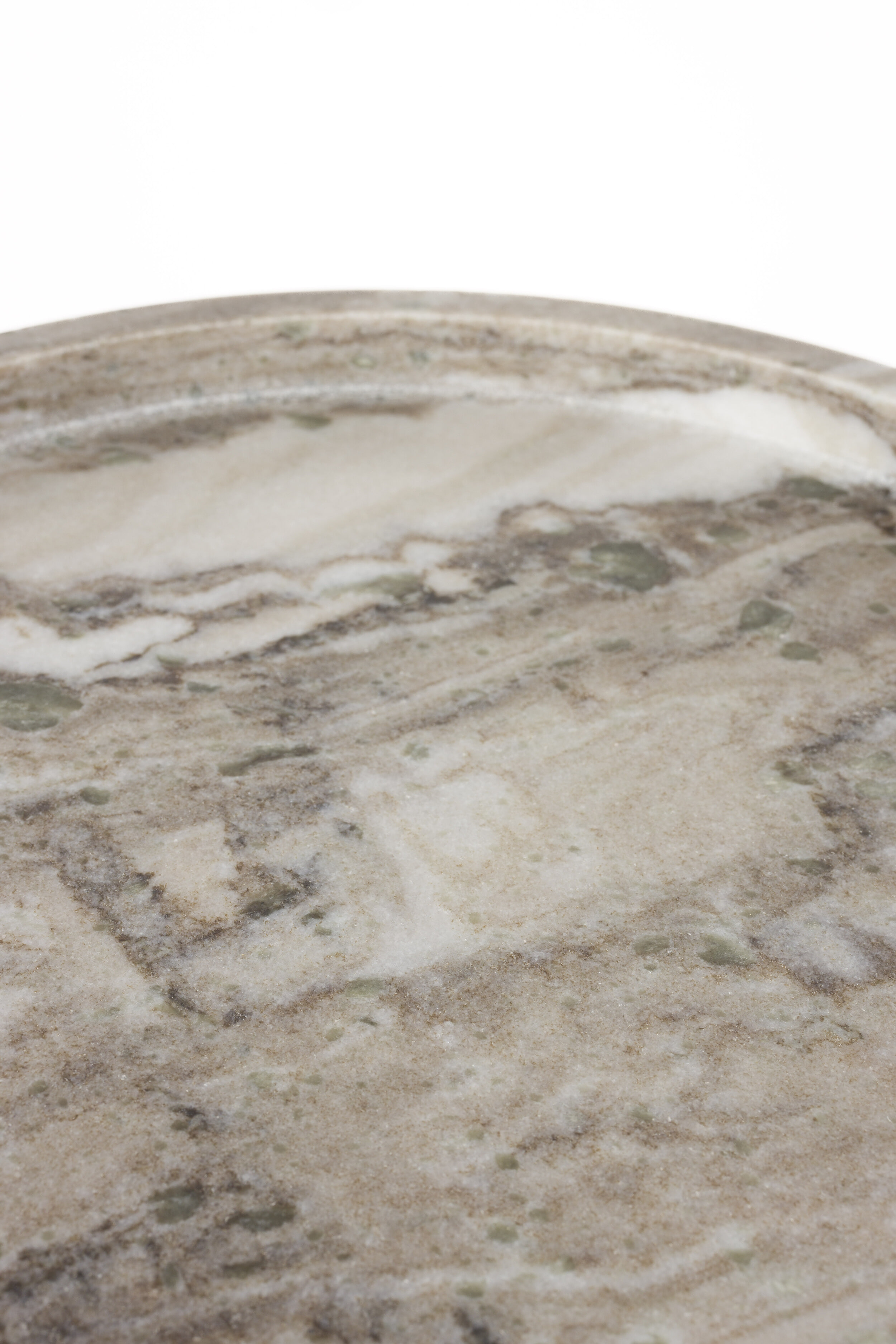 Zuiver Ronde Bijzettafel 'Cosmopolitan' Marmer, 40cm