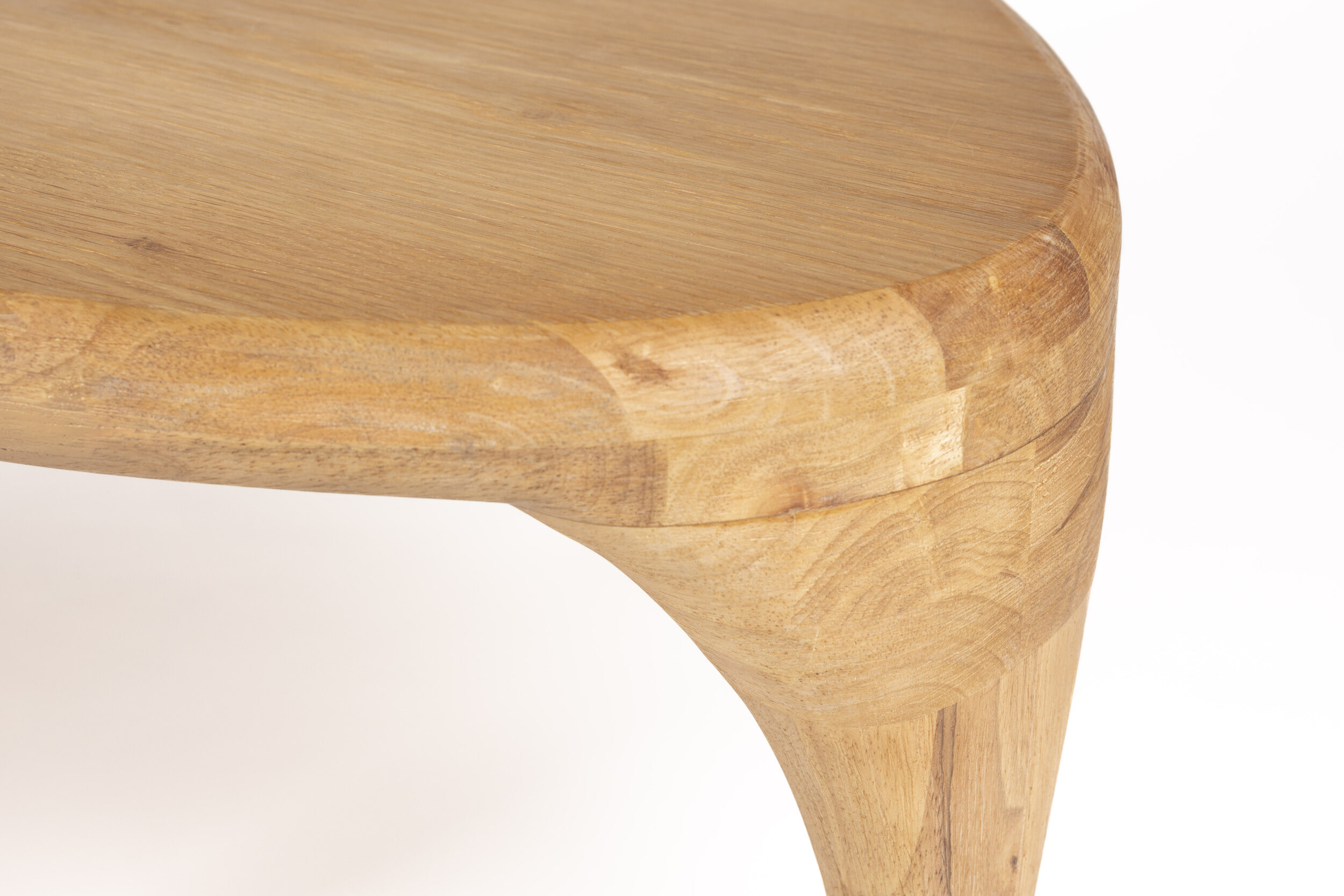 Zuiver Organische Salontafel 'Isla' Eiken en rubberhout, Set van 2 stuks