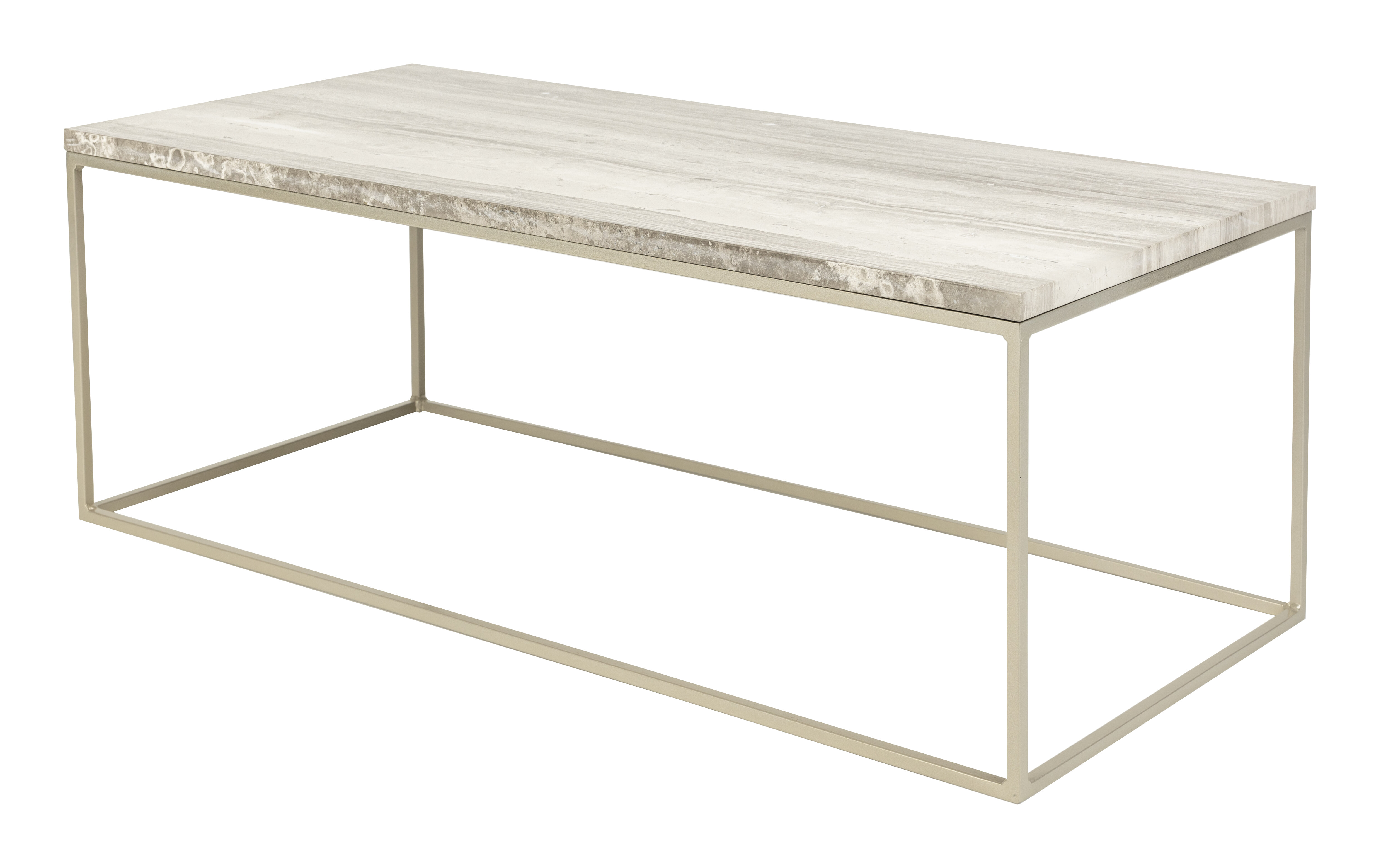 Zuiver Salontafel Stray Marmer, 91 x 41cm - Beige