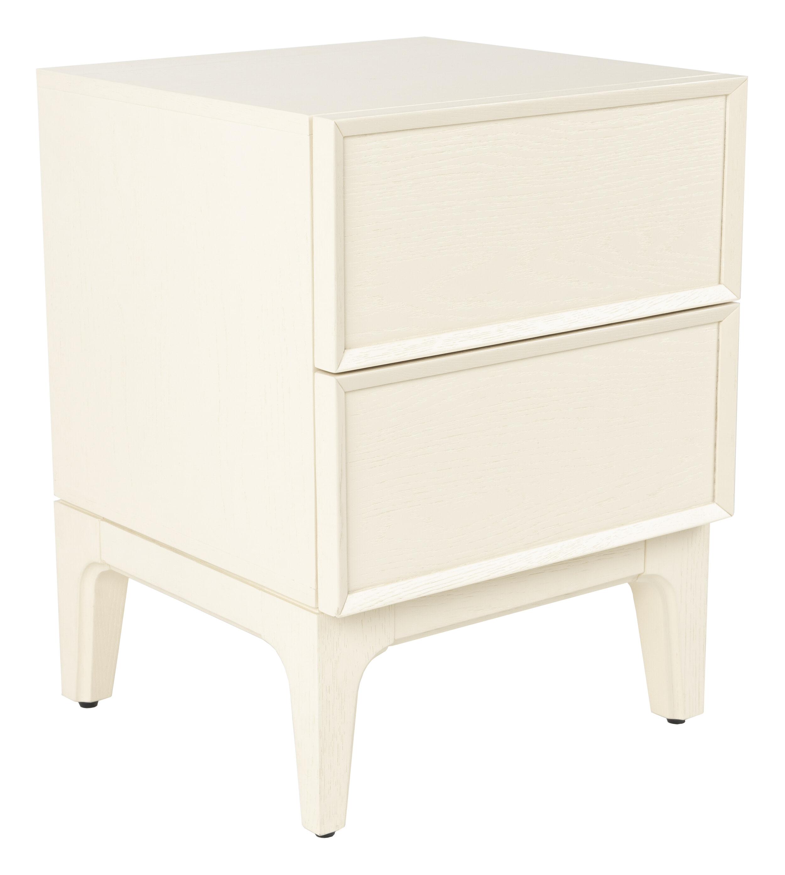 Zuiver Bijzettafel/Nachtkastje 'June' Eiken, Met 2 laden