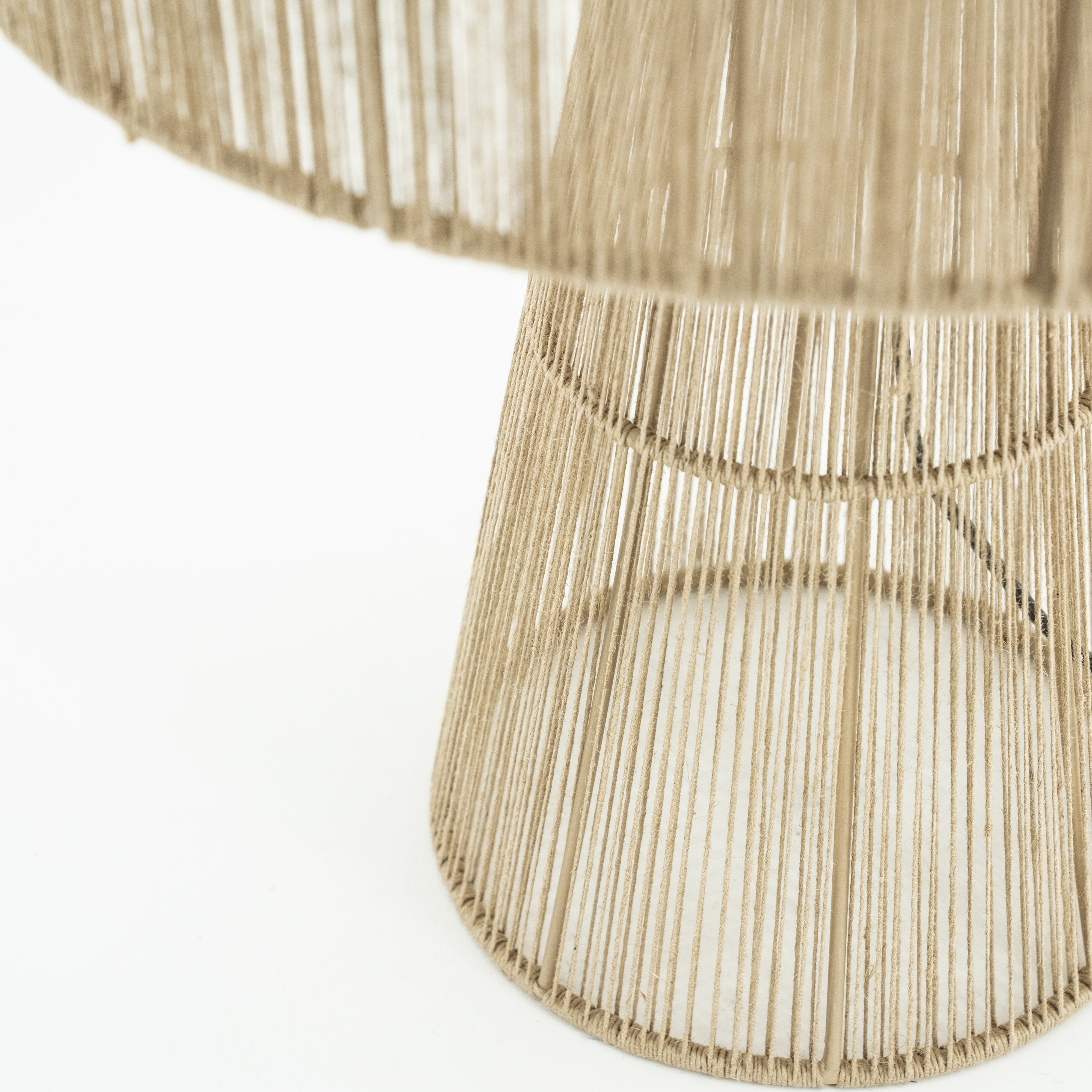 By-Boo Tafellamp 'Oshu' Jute, 50cm hoog