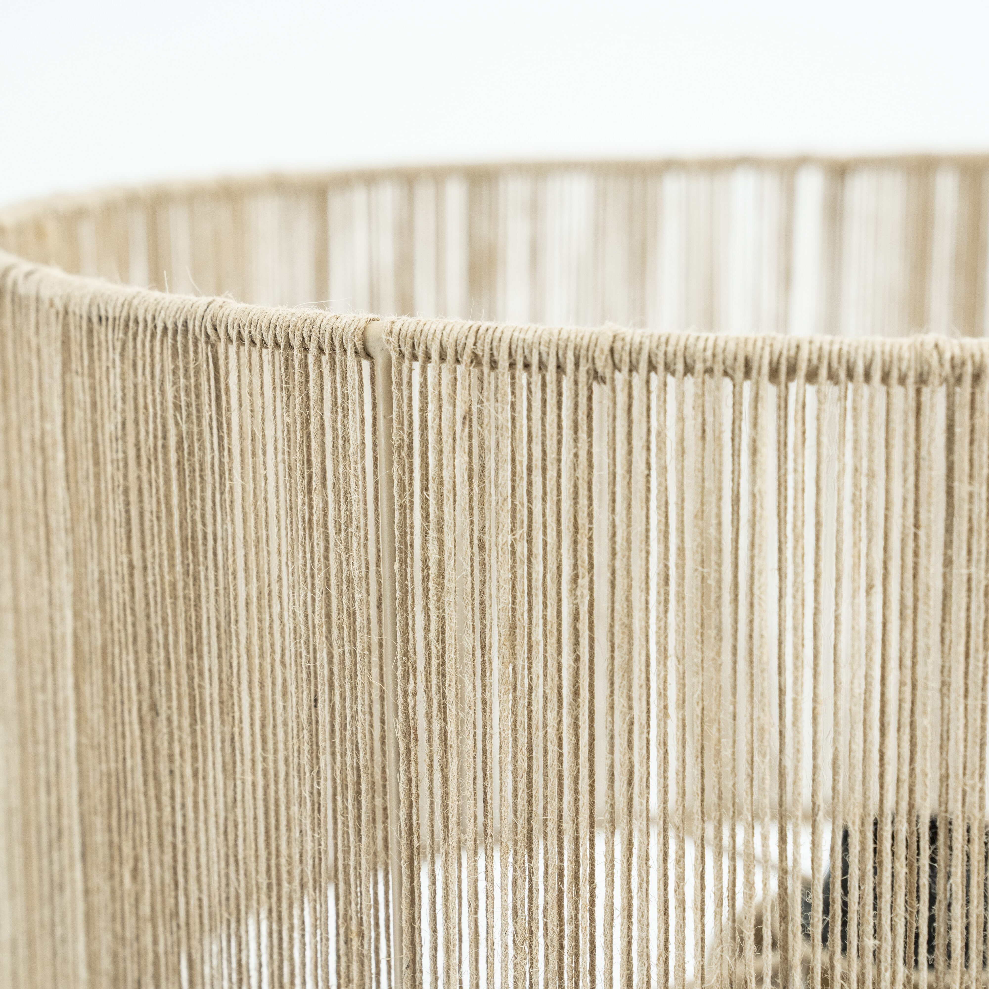 By-Boo Vloerlamp 'Oshu' Jute, 146cm hoog