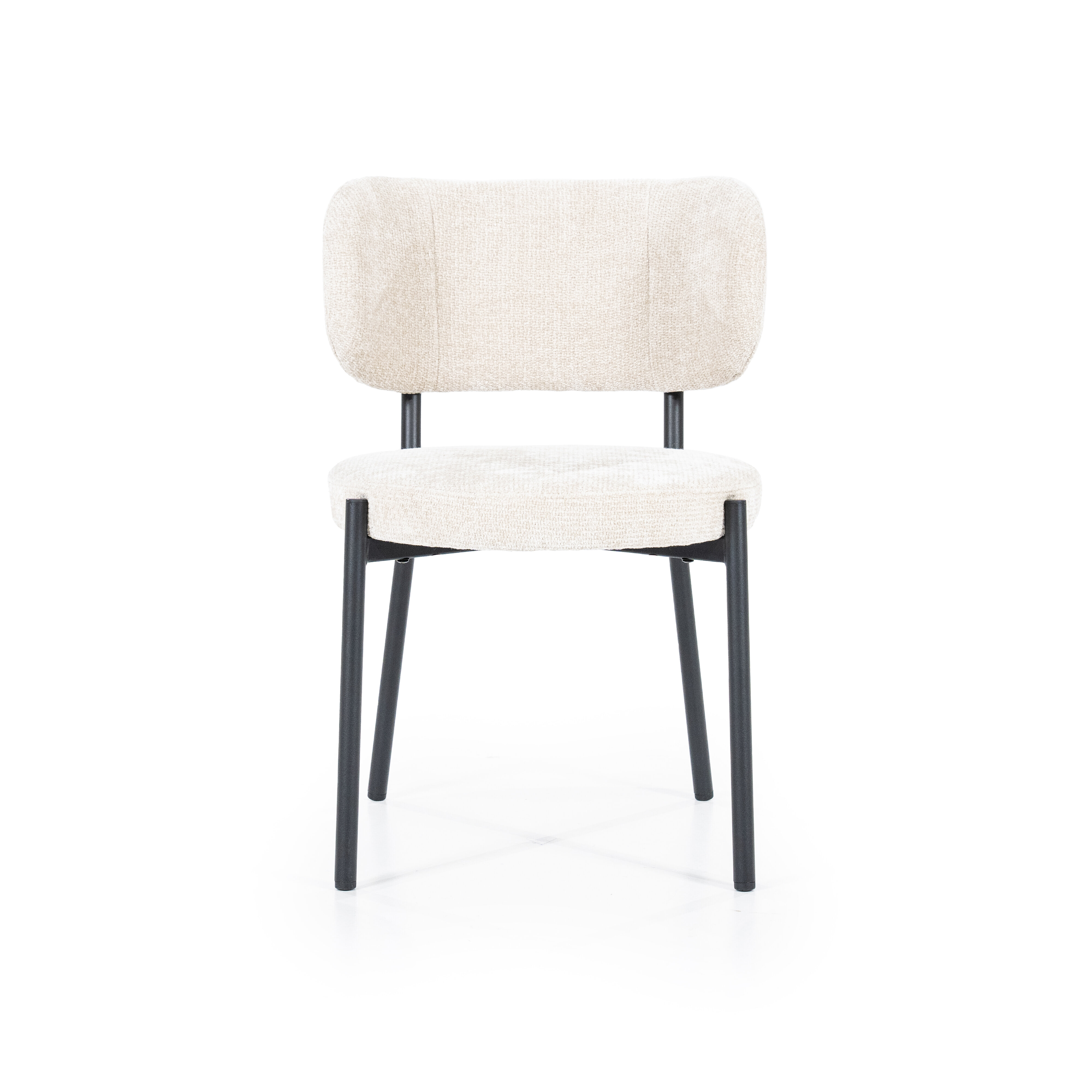 By-Boo Eetkamerstoel 'Oasis' Chenille, kleur Beige
