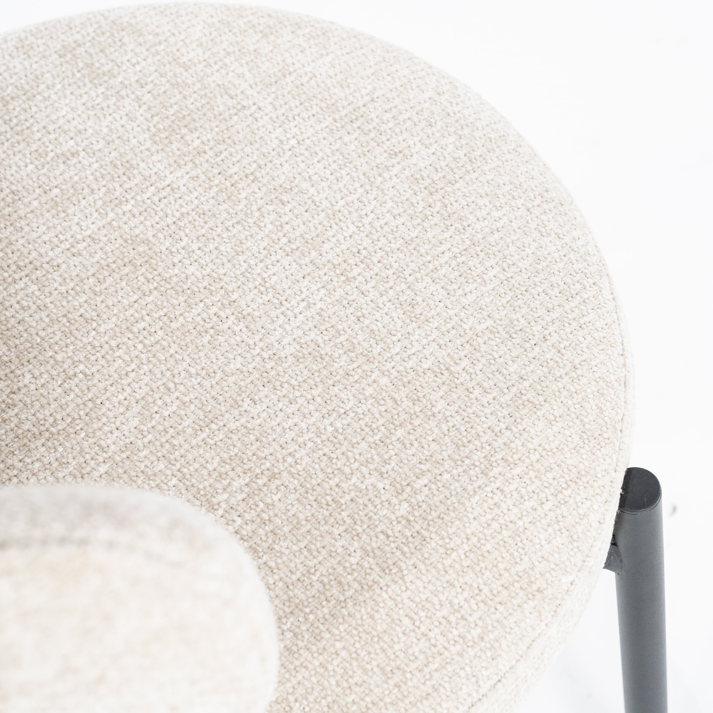 By-Boo Eetkamerstoel 'Oasis' Chenille, kleur Beige