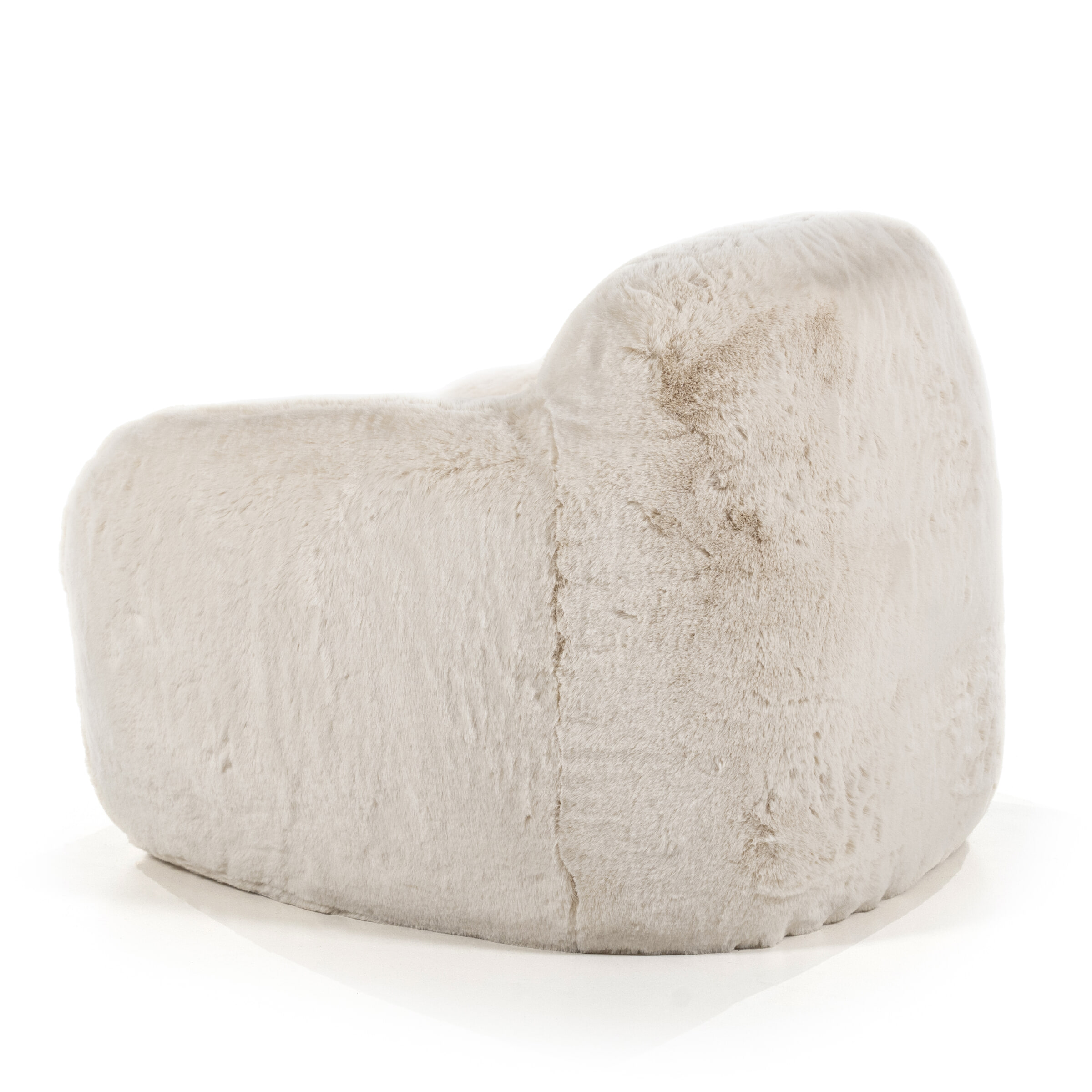 By-Boo Fauteuil 'Hug' Fluffy, kleur Beige