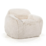 By-Boo Fauteuil 'Hug' Fluffy, kleur Beige