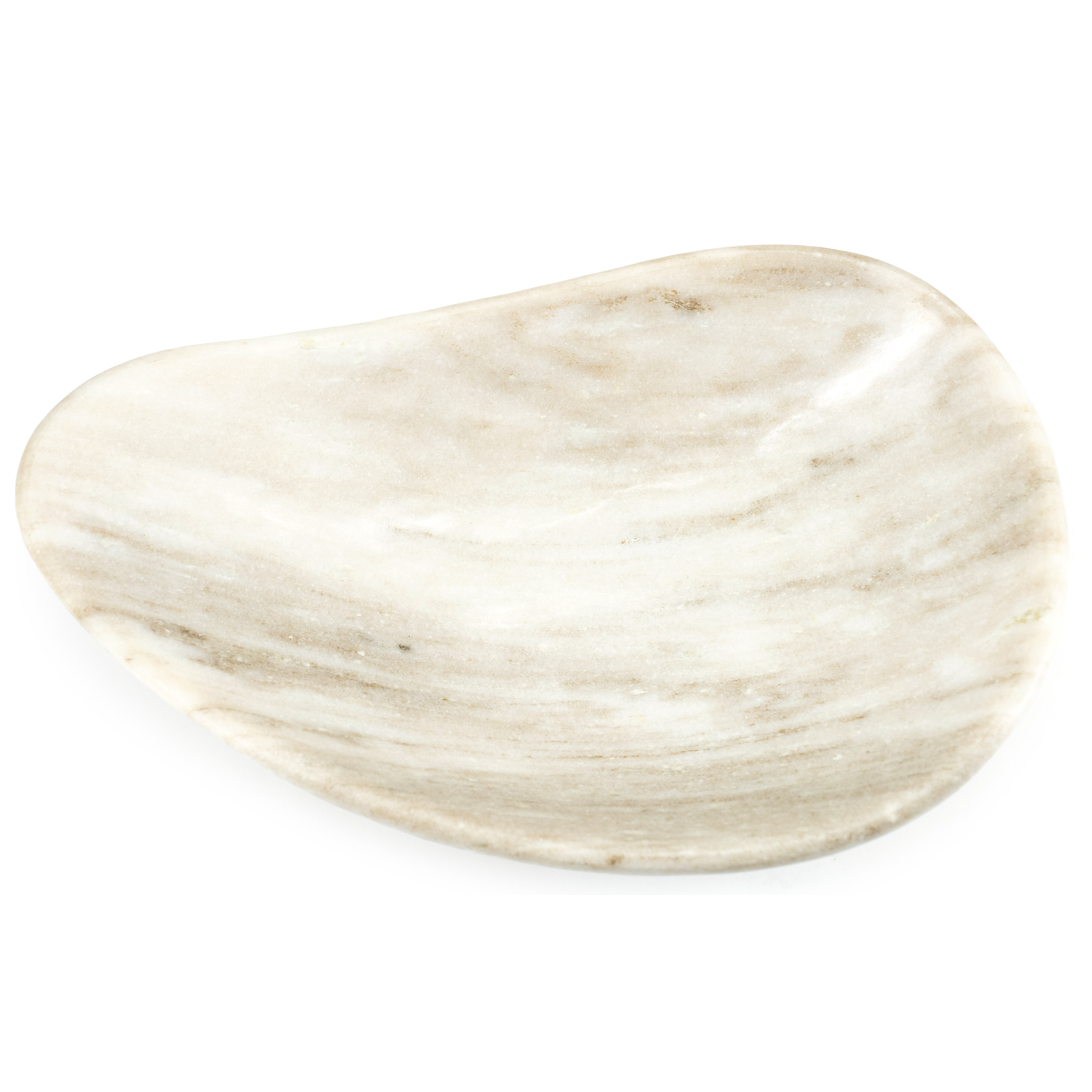 By-Boo Schaal 'Grigio' Marmer, 43 x 27cm