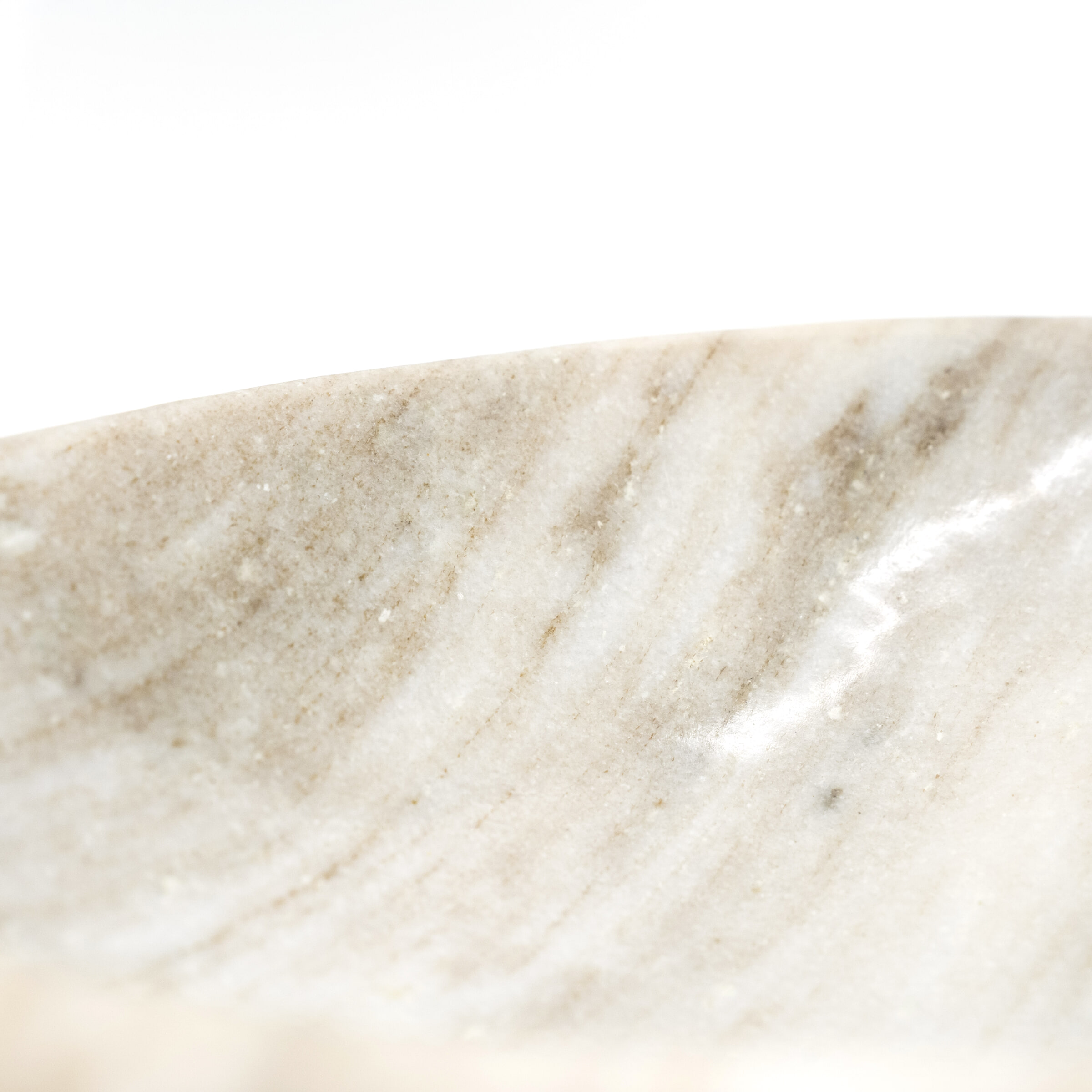 By-Boo Schaal 'Grigio' Marmer, 43 x 27cm