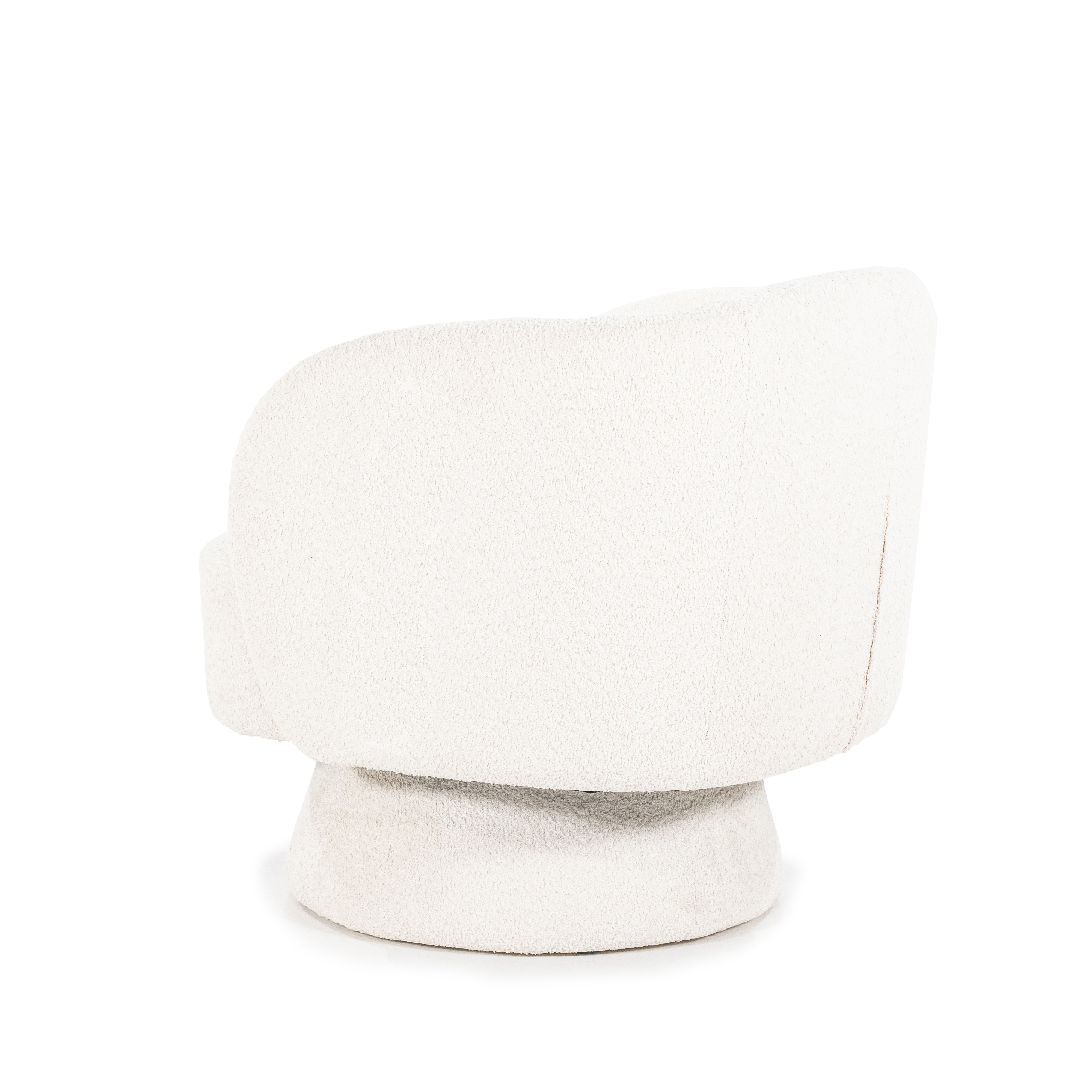 By-Boo Draaifauteuil 'Balou' Bouclé, kleur Beige