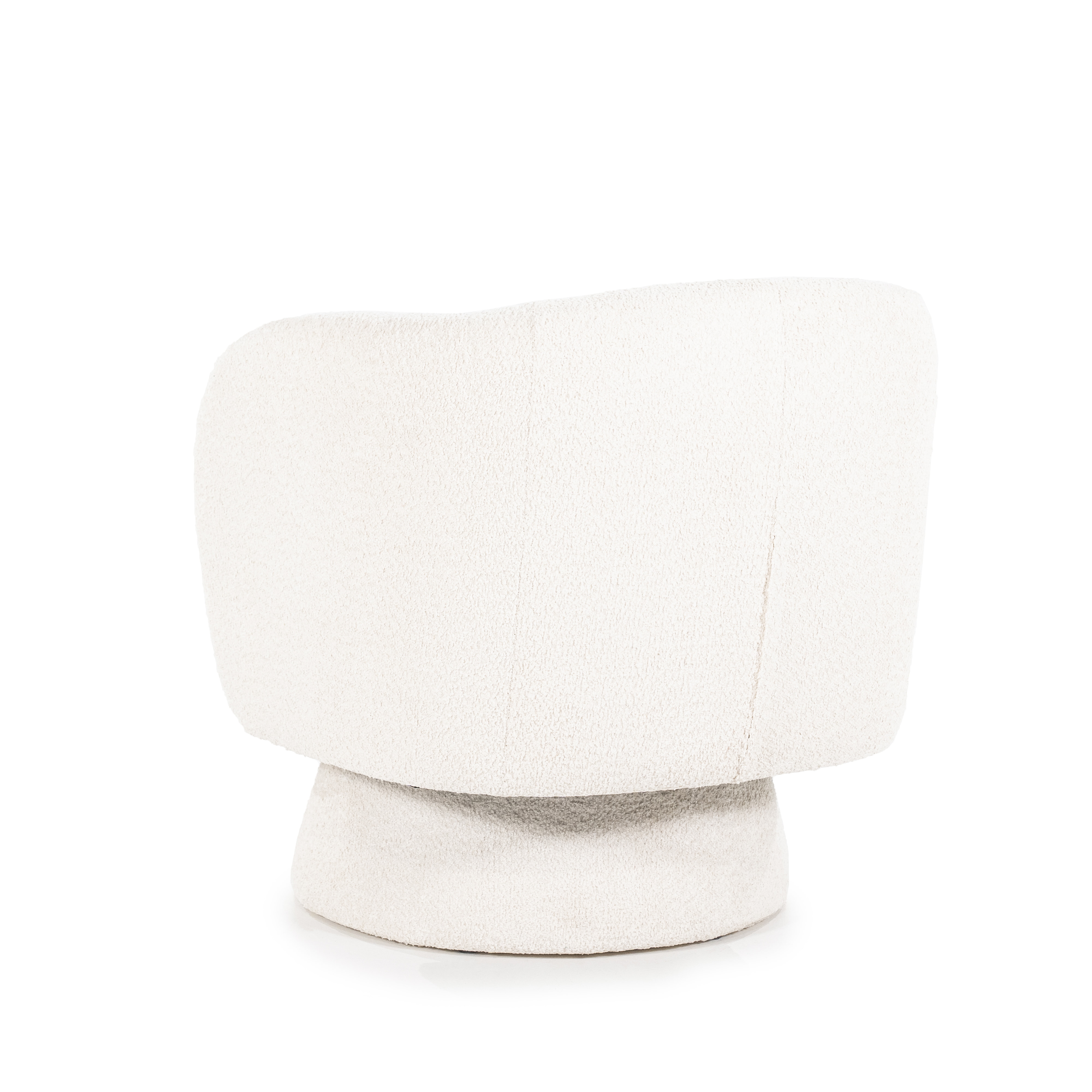 By-Boo Draaifauteuil 'Balou' Bouclé, kleur Beige