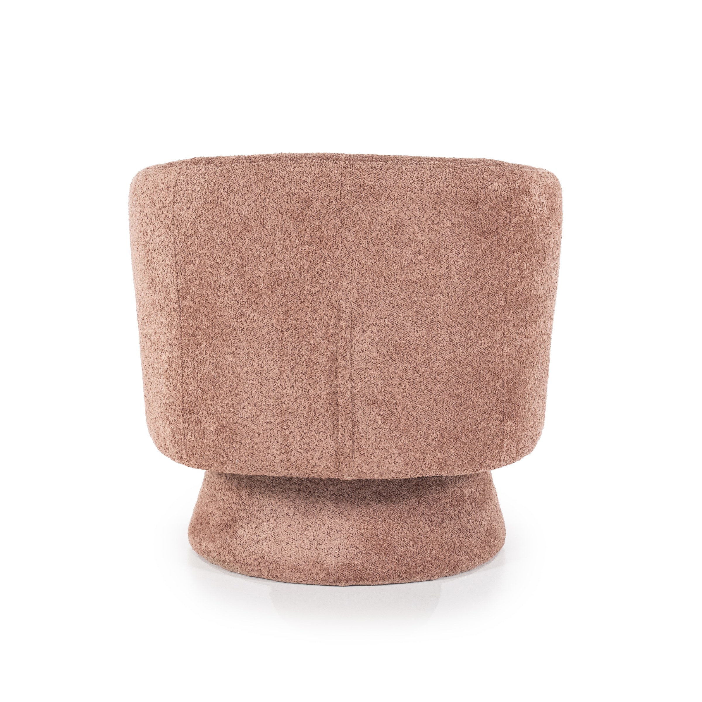 By-Boo Draaifauteuil 'Balou' Bouclé, kleur Terracotta