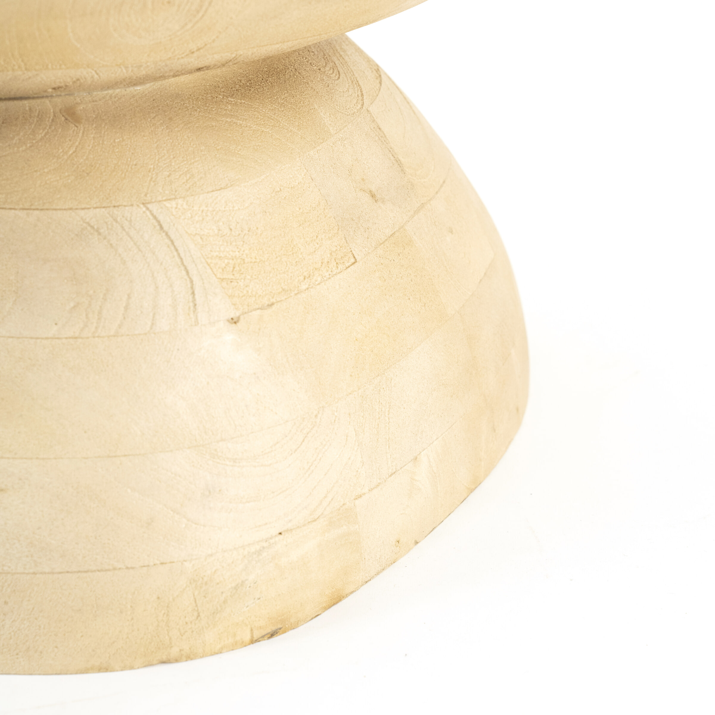 By-Boo Salontafel 'Cobble' Mangohout, 75 x 59cm, kleur Naturel