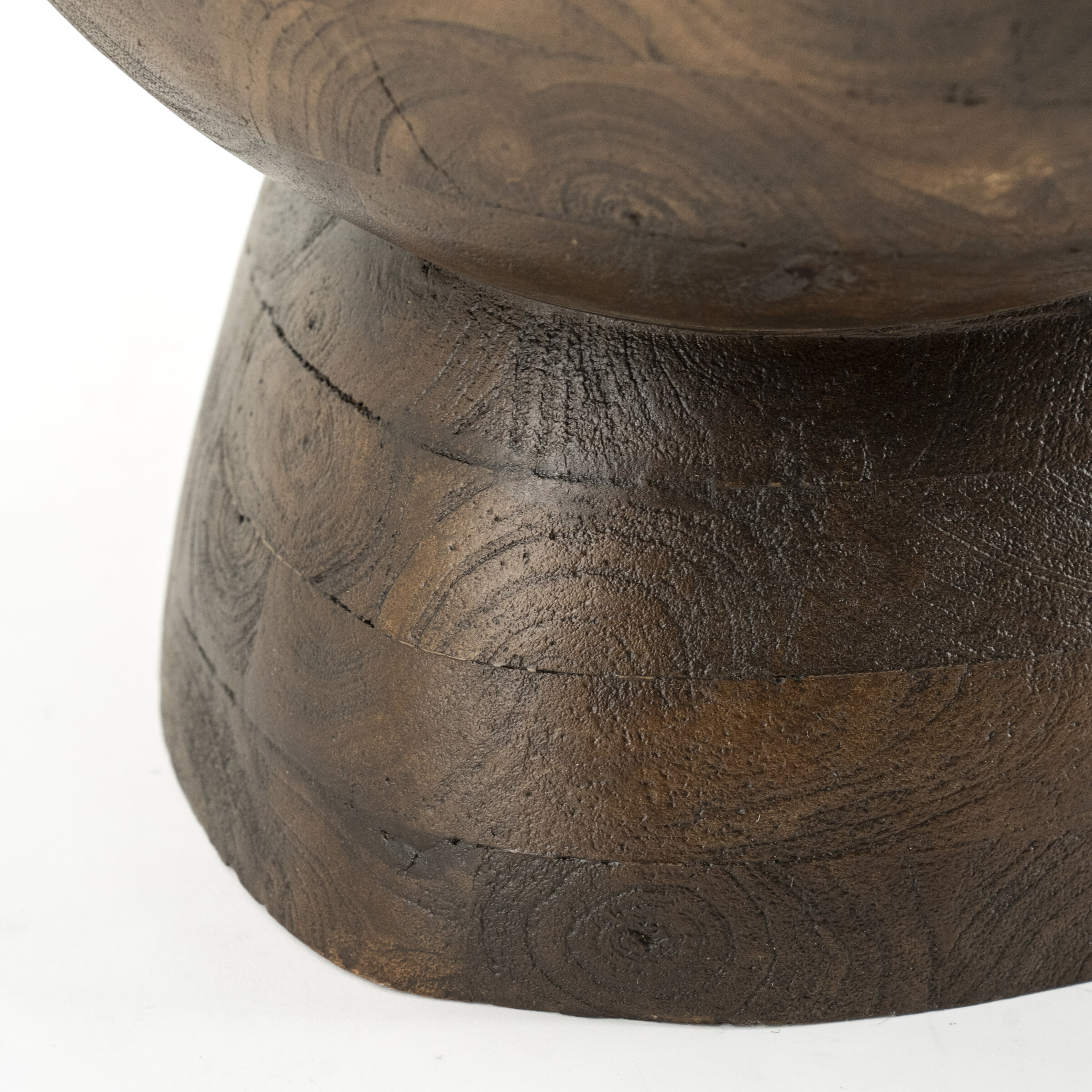 By-Boo Salontafel 'Cobble' Mangohout, 75 x 59cm, kleur Bruin