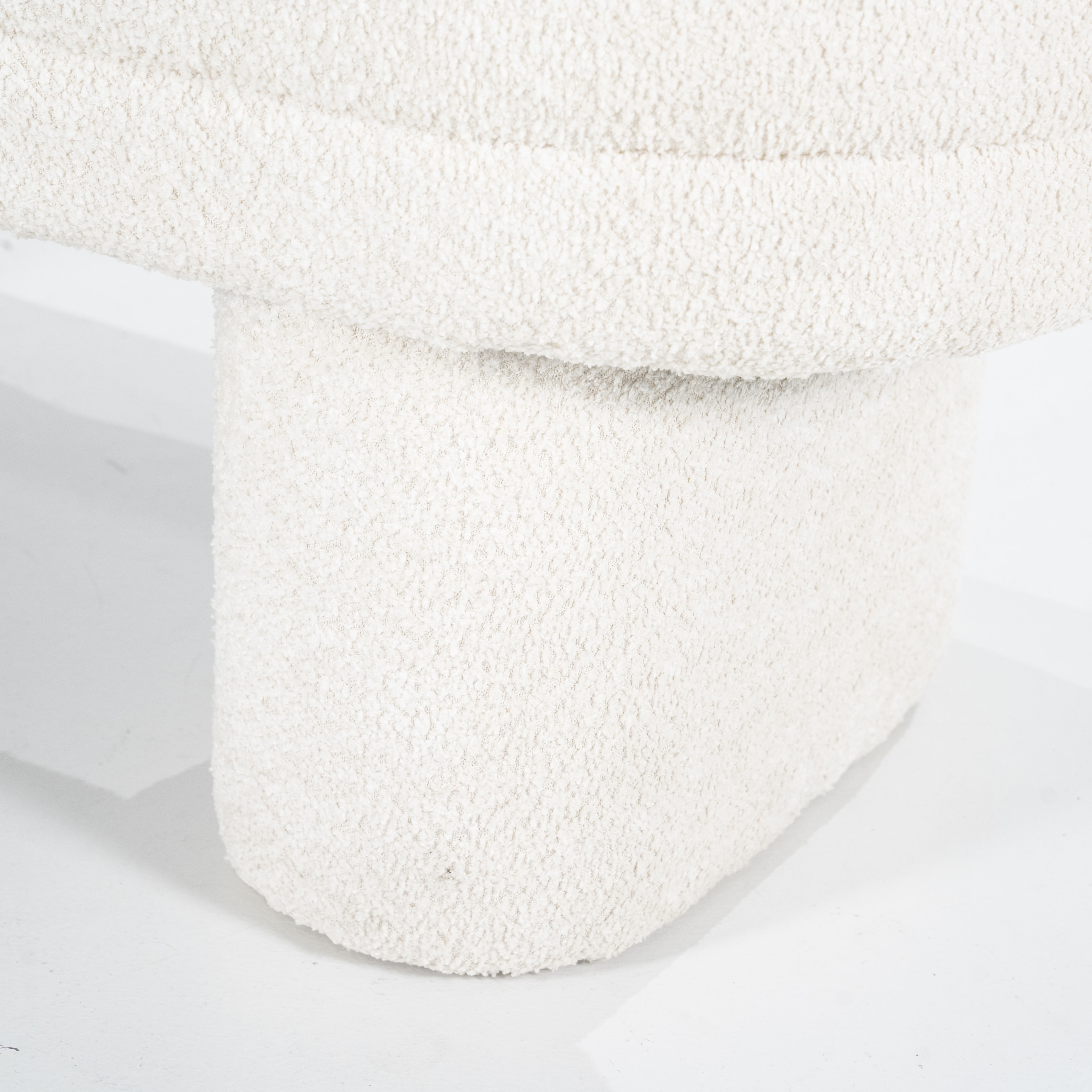 By-Boo Halbank 'Rama' Bouclé, 120cm, kleur Beige