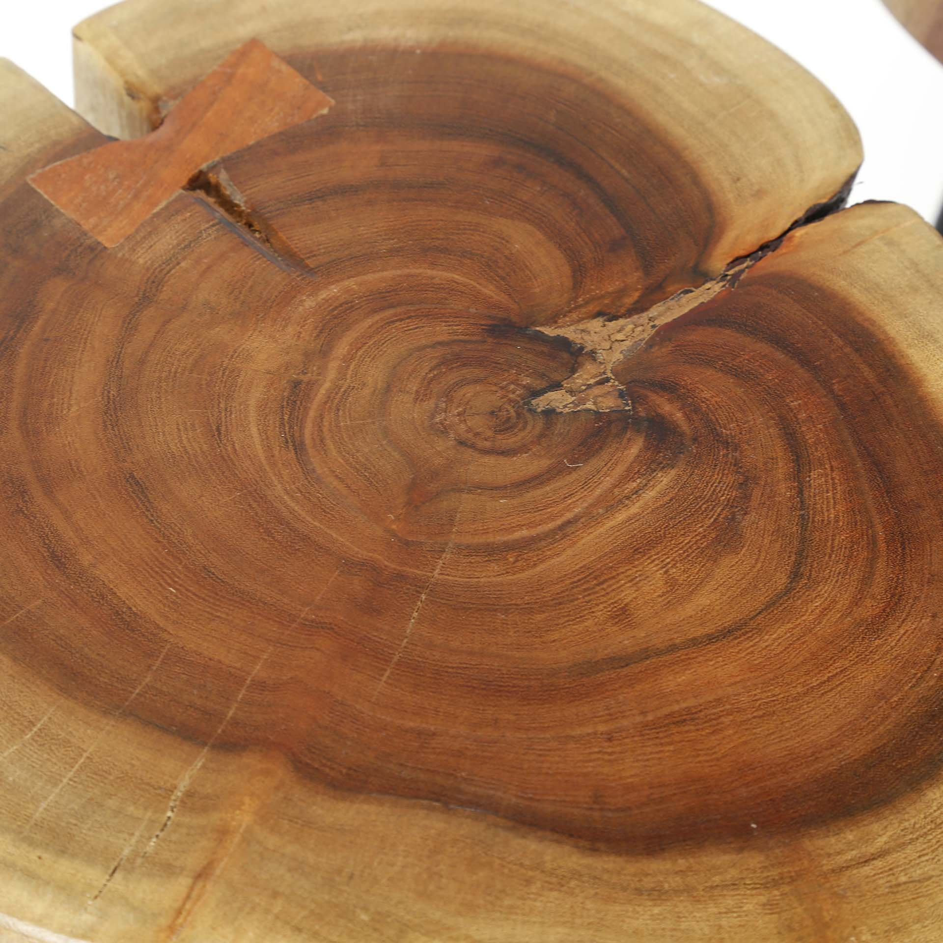 Bijzettafel 'Christian' boomstam, 32cm