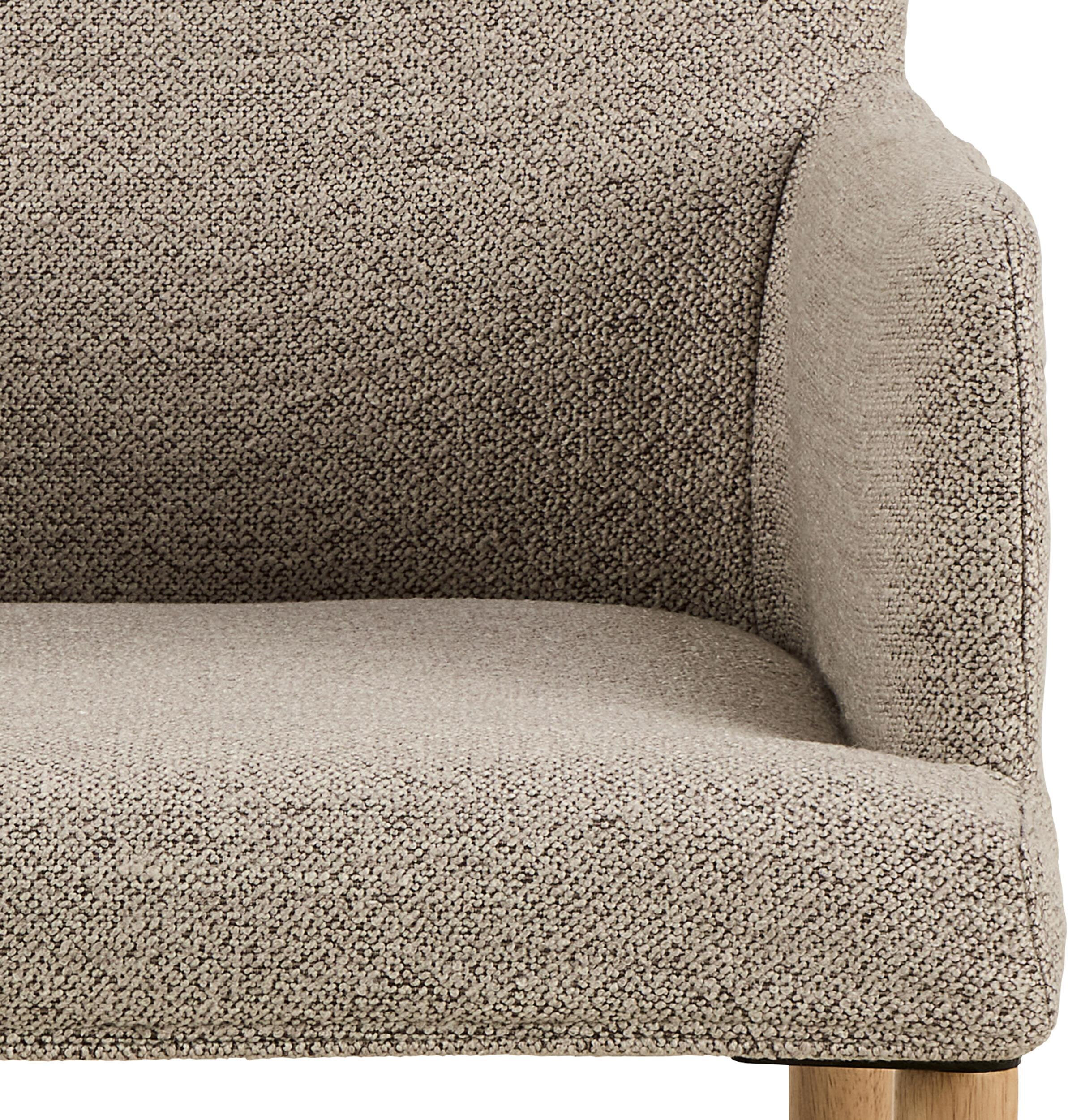 Bendt Eetkamerstoel 'Jeris' Bouclé, kleur Beige