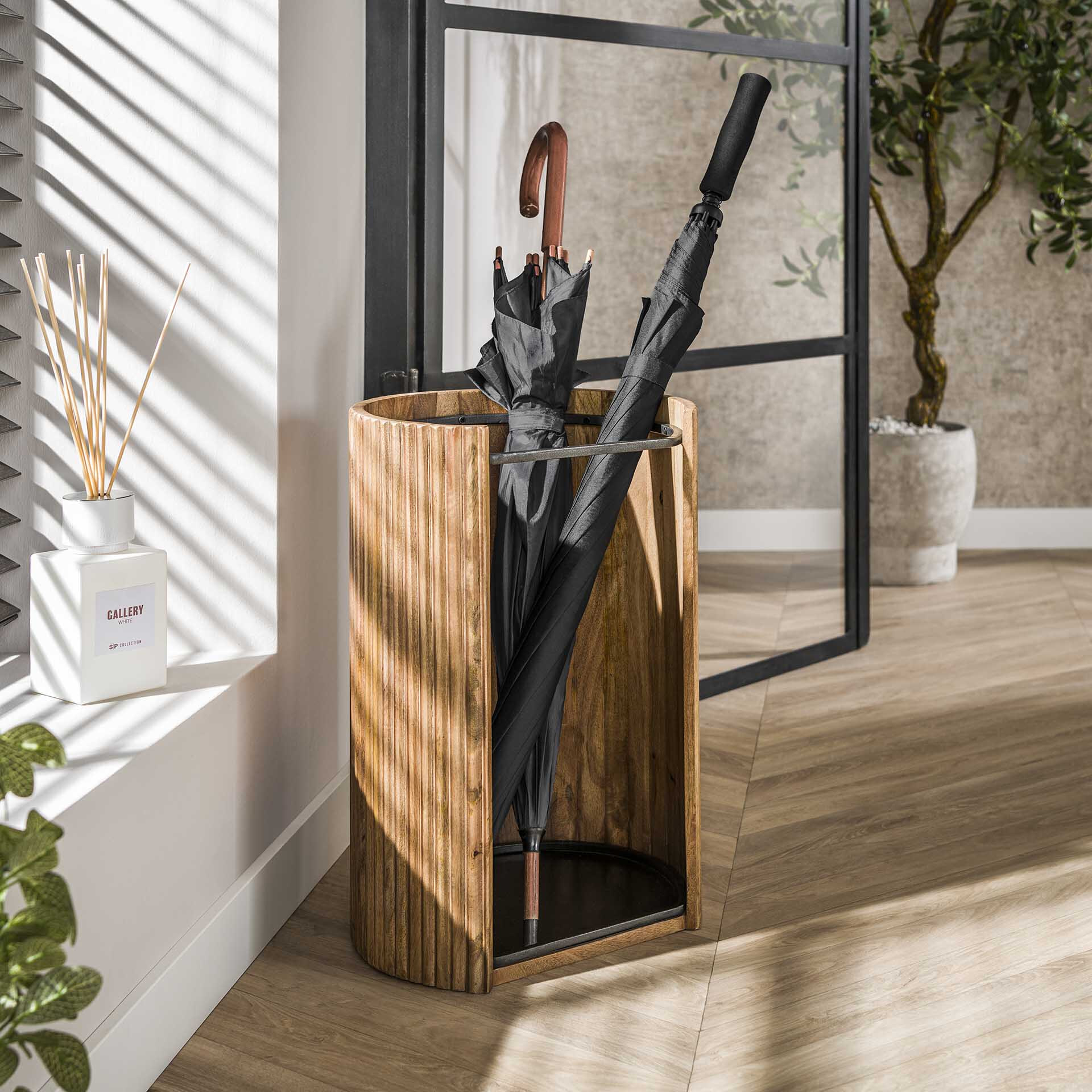 LifestyleFurn Paraplubak 'Sharmila' Mangohout