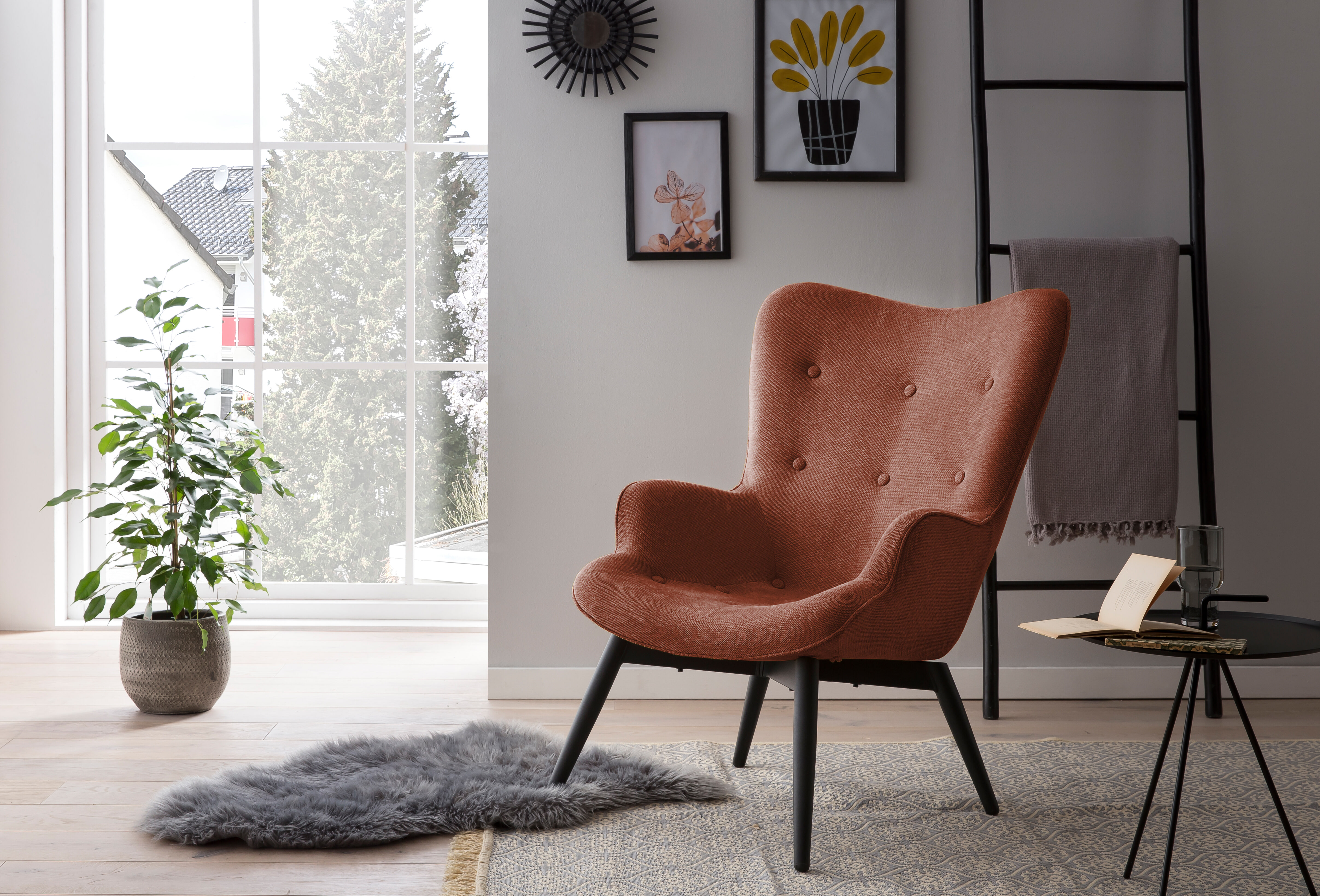 Artistiq Fauteuil 'Anderson', kleur Bruin